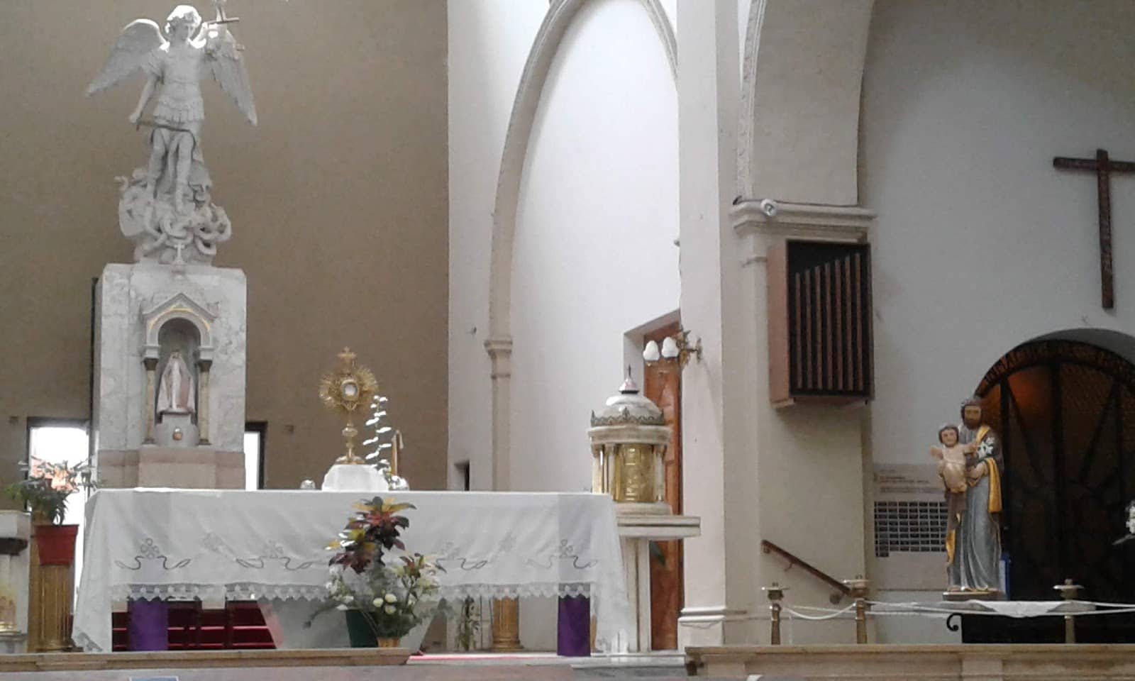 Sculpture of Saint Michael