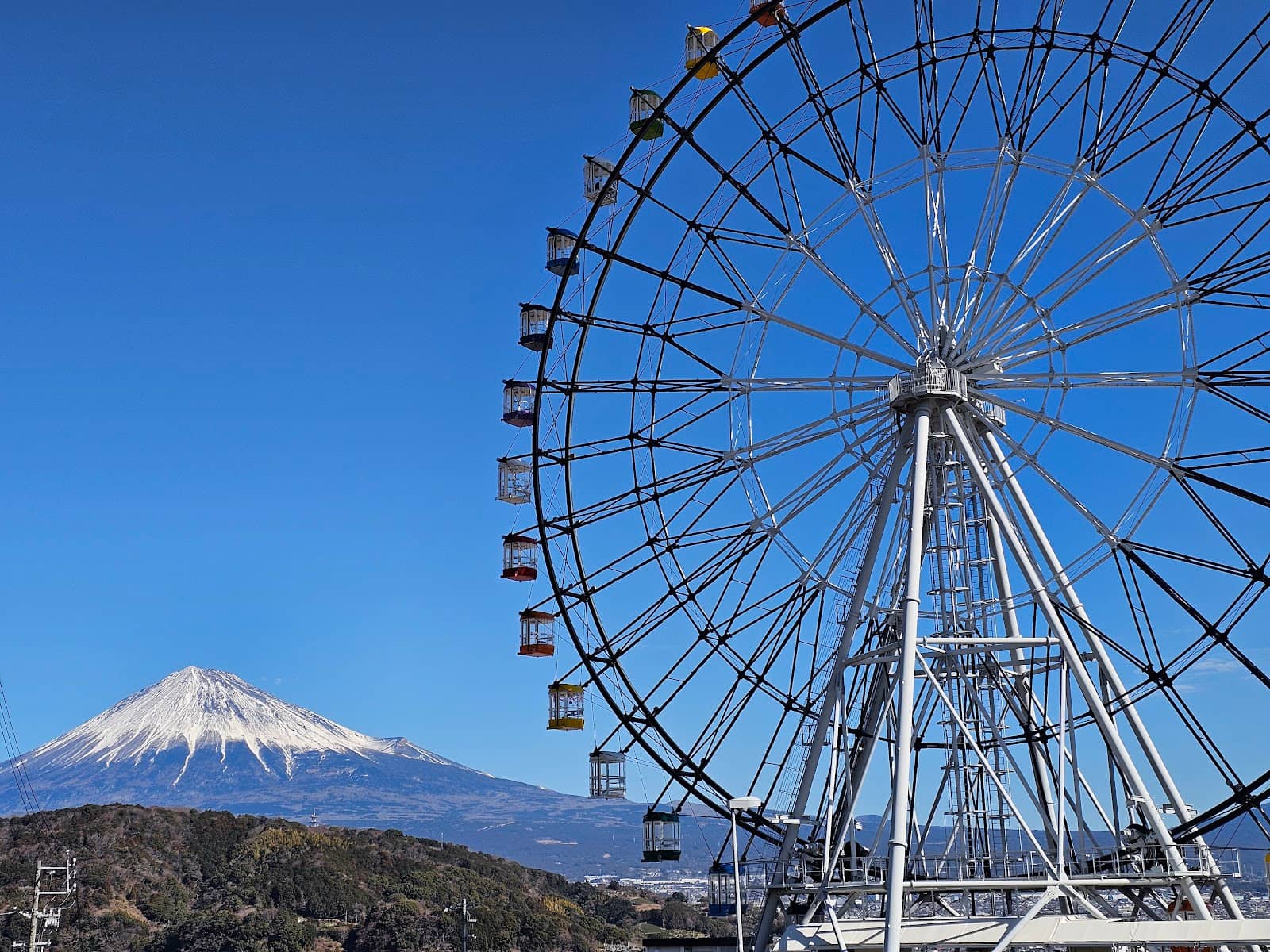 Fujikawa River and Cityscape