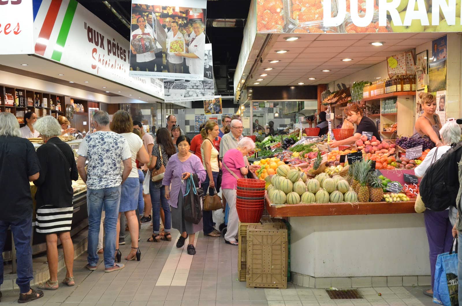 Vibrant Produce Stalls