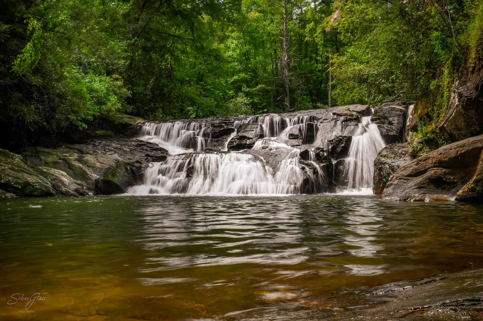 Dicks Creek Falls Waters Creek - Image 1