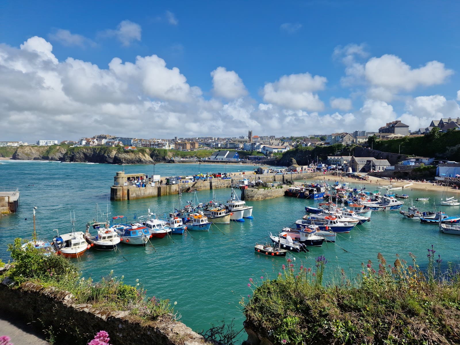 Newquay Harbour and Harbour Beach - Image 1