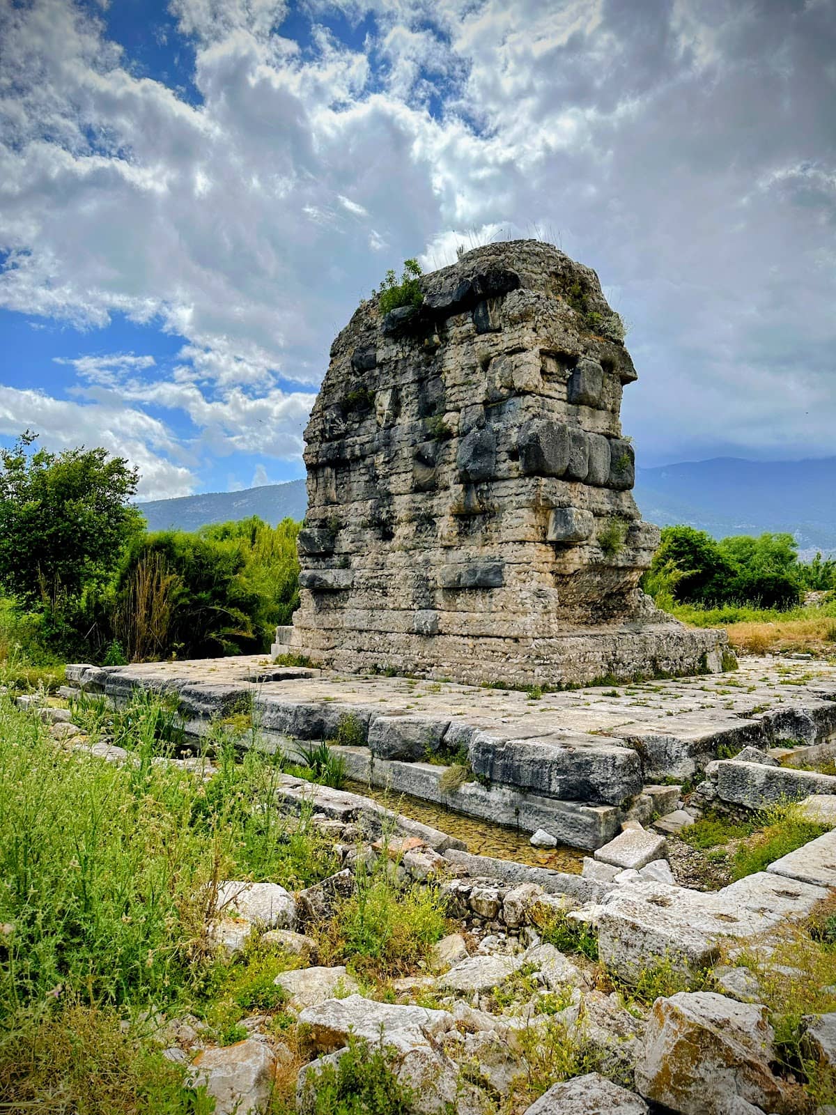 Theater and Roman Structures