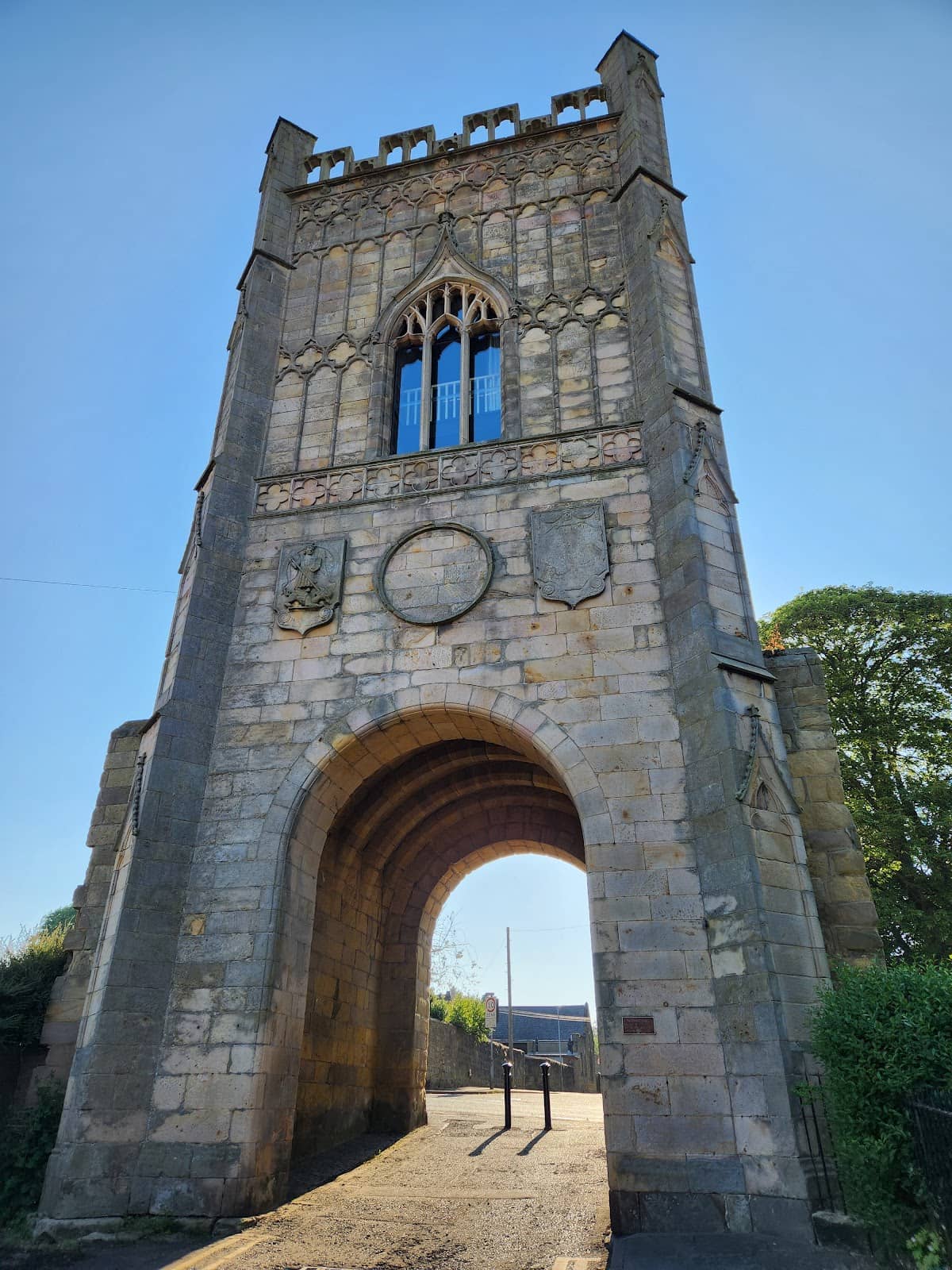 Overlooking Alnwick Town