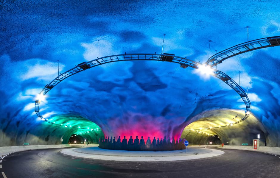Eysturoy Tunnel Roundabout Art - Image 1
