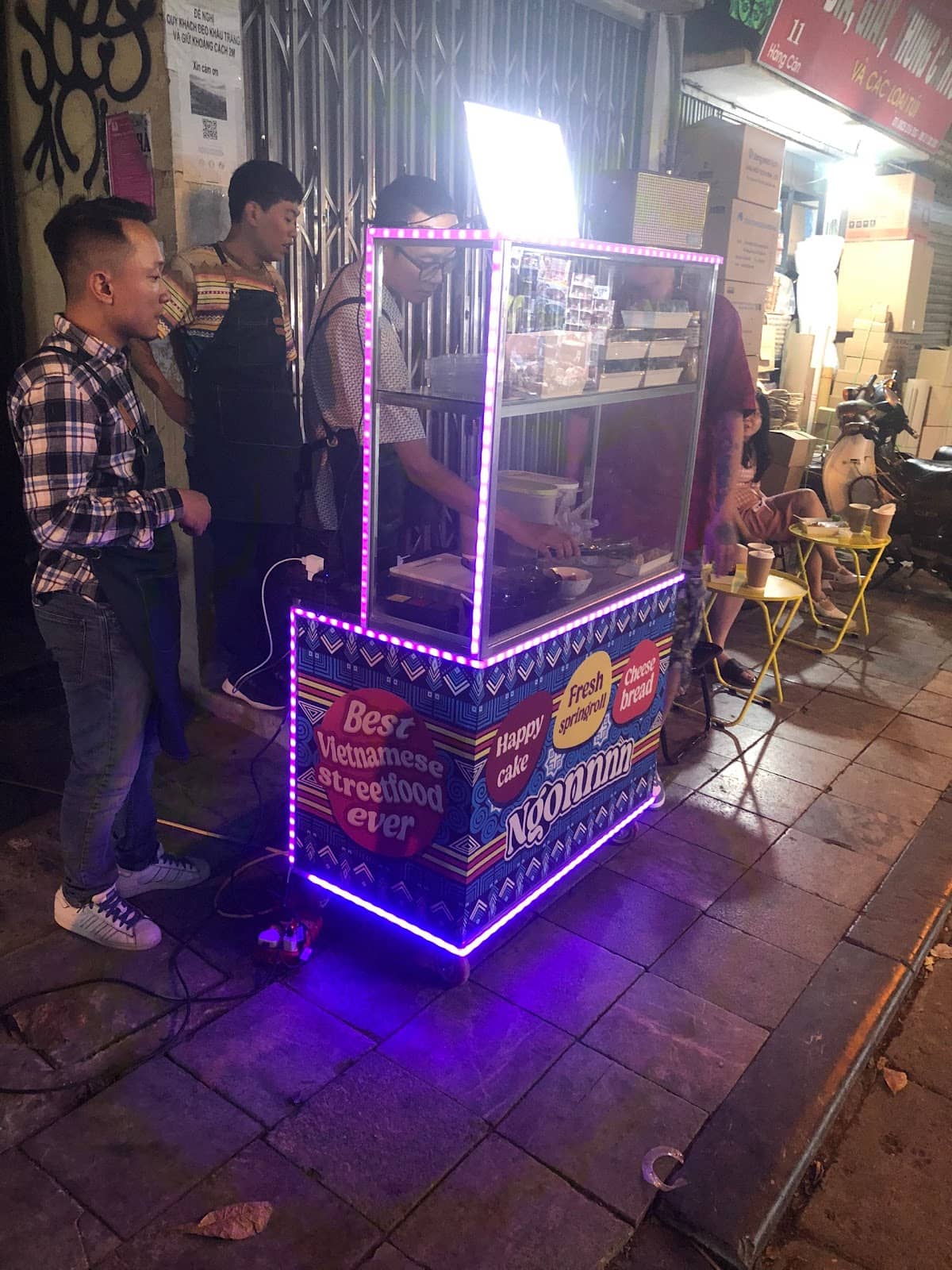 Vibrant Night Market Atmosphere