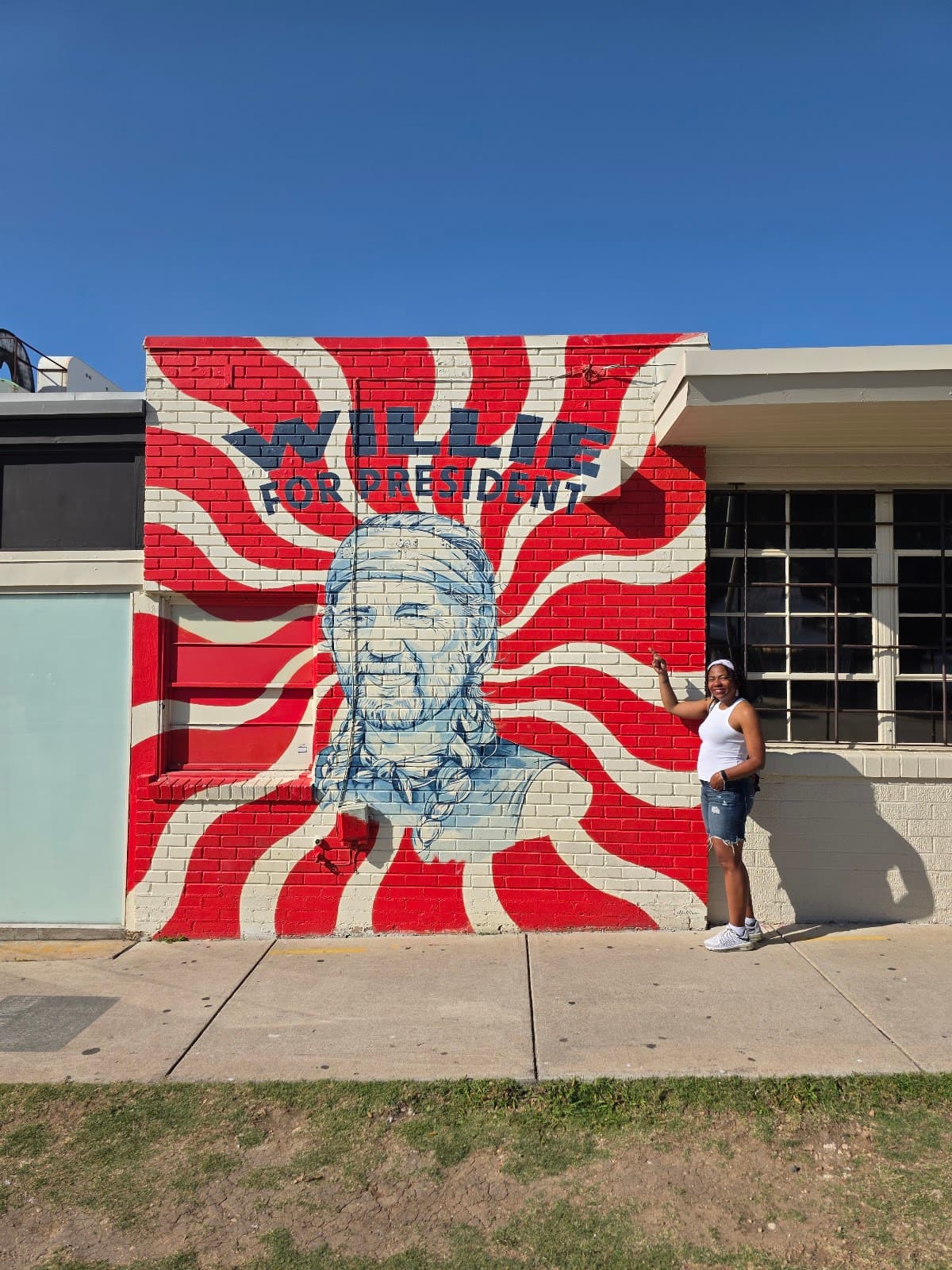 Willie For President mural - Image 1