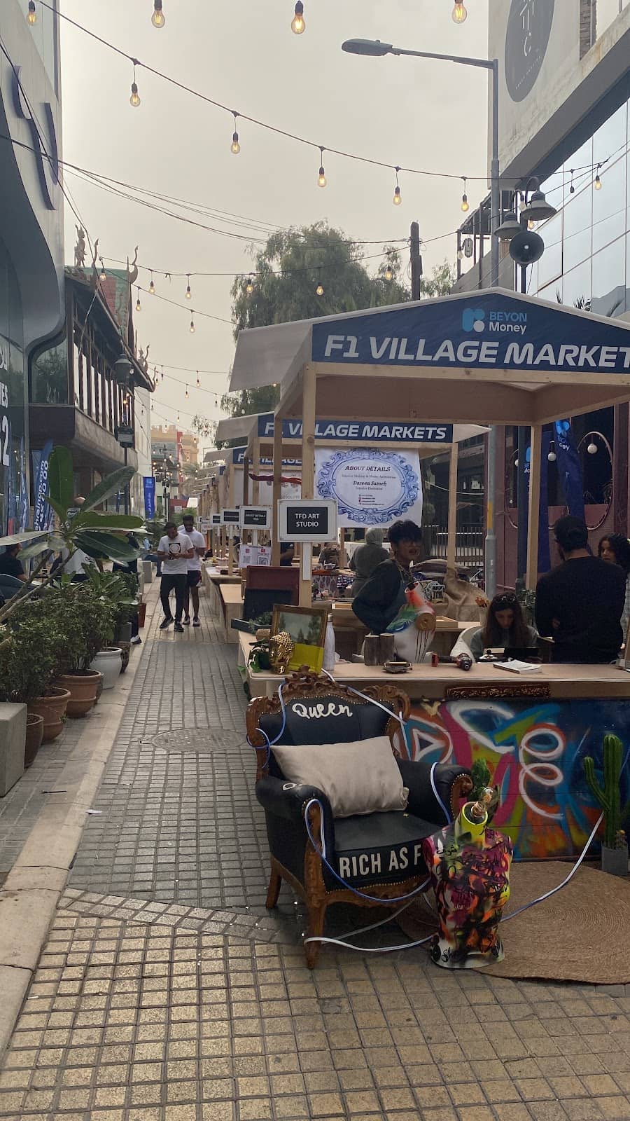 Lively Evening Atmosphere