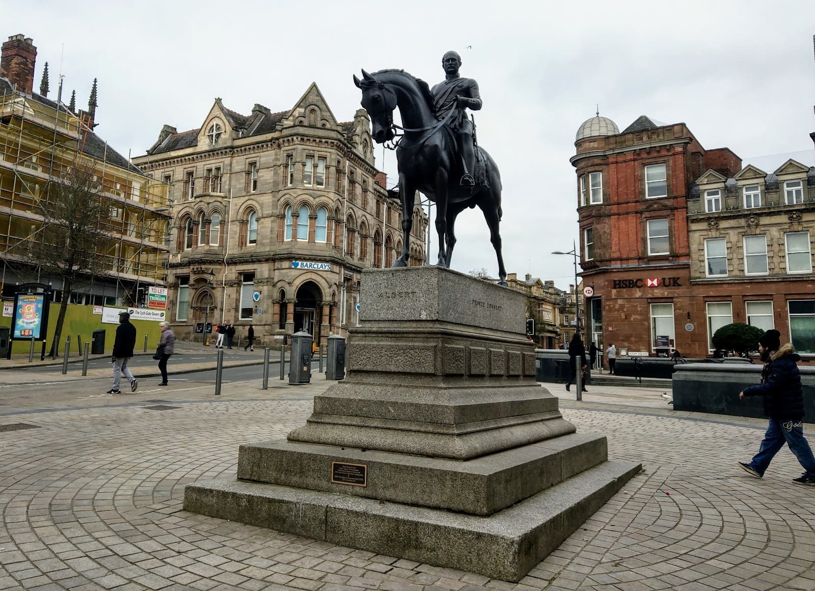 Queen Square and Prince Albert Statue - Image 1