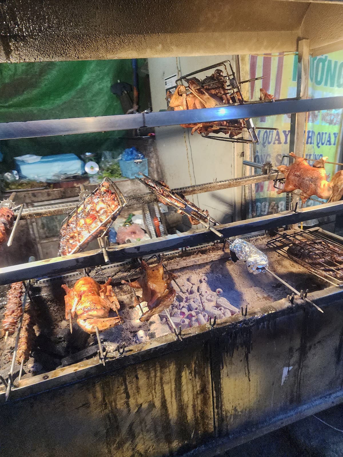 Various street stalls selling Banh Gio - Image 1