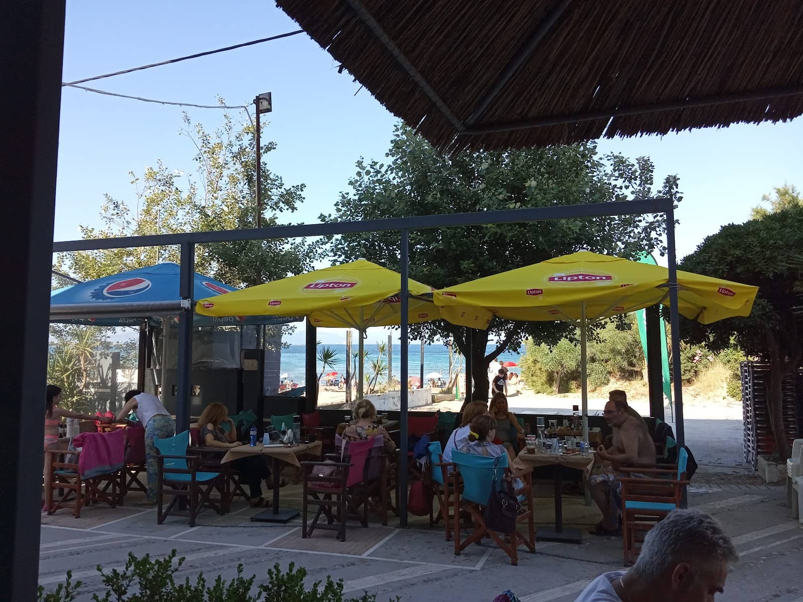 Vibrant Beach Cafes