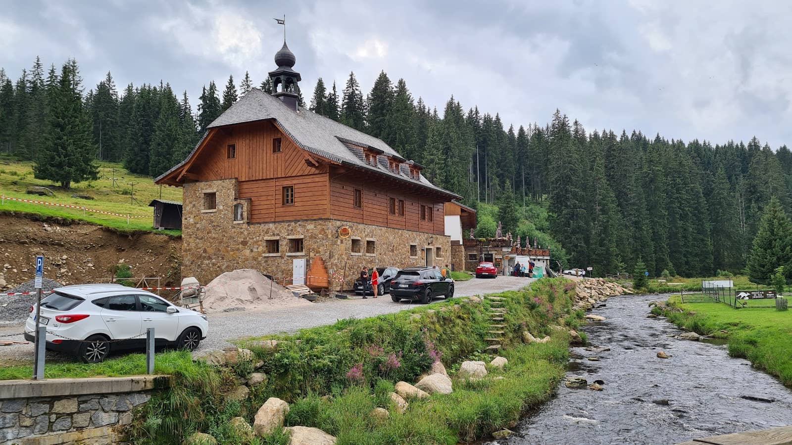 Wolf Enclosure at Srní