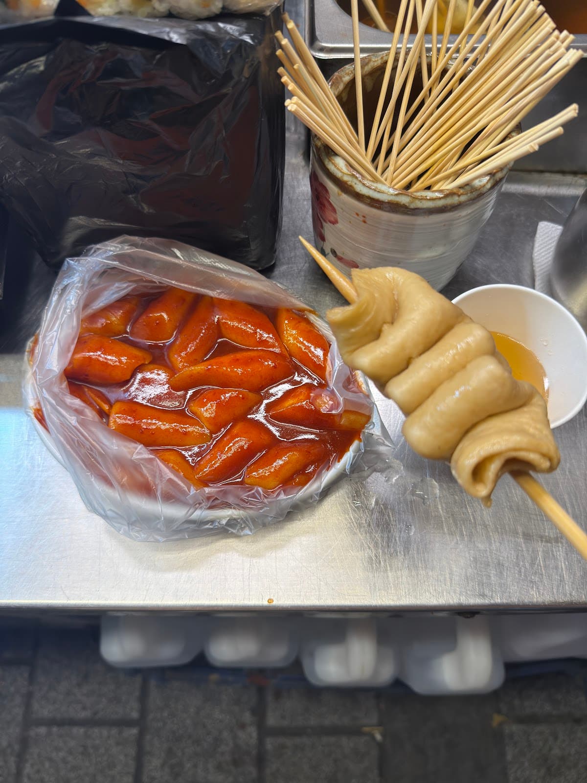 Hongdae Station Exit 8 Tteokbokki Cart - Image 1