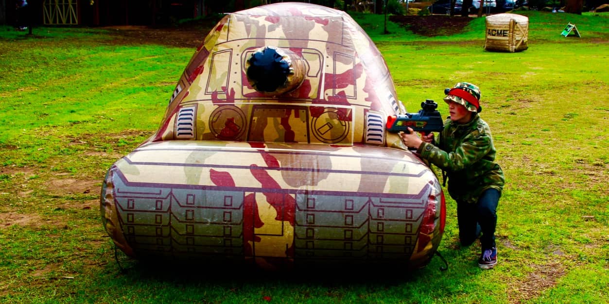 Mobile Laser Tag Setup