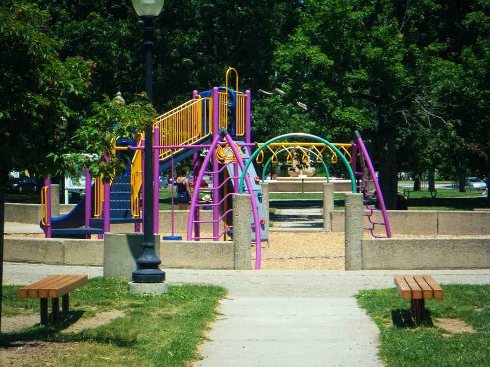 Playground & Fountain