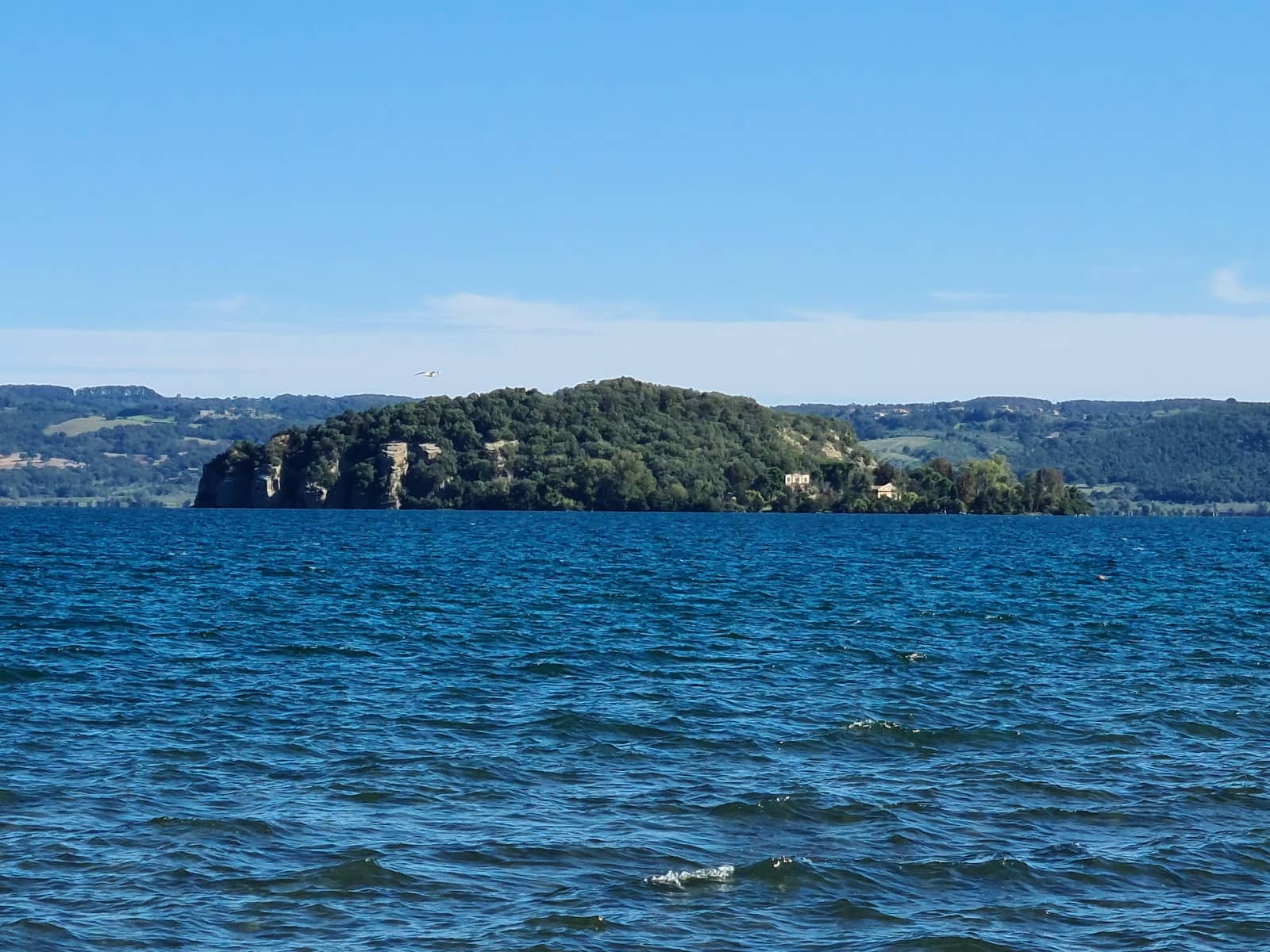 Volcanic Lake Scenery