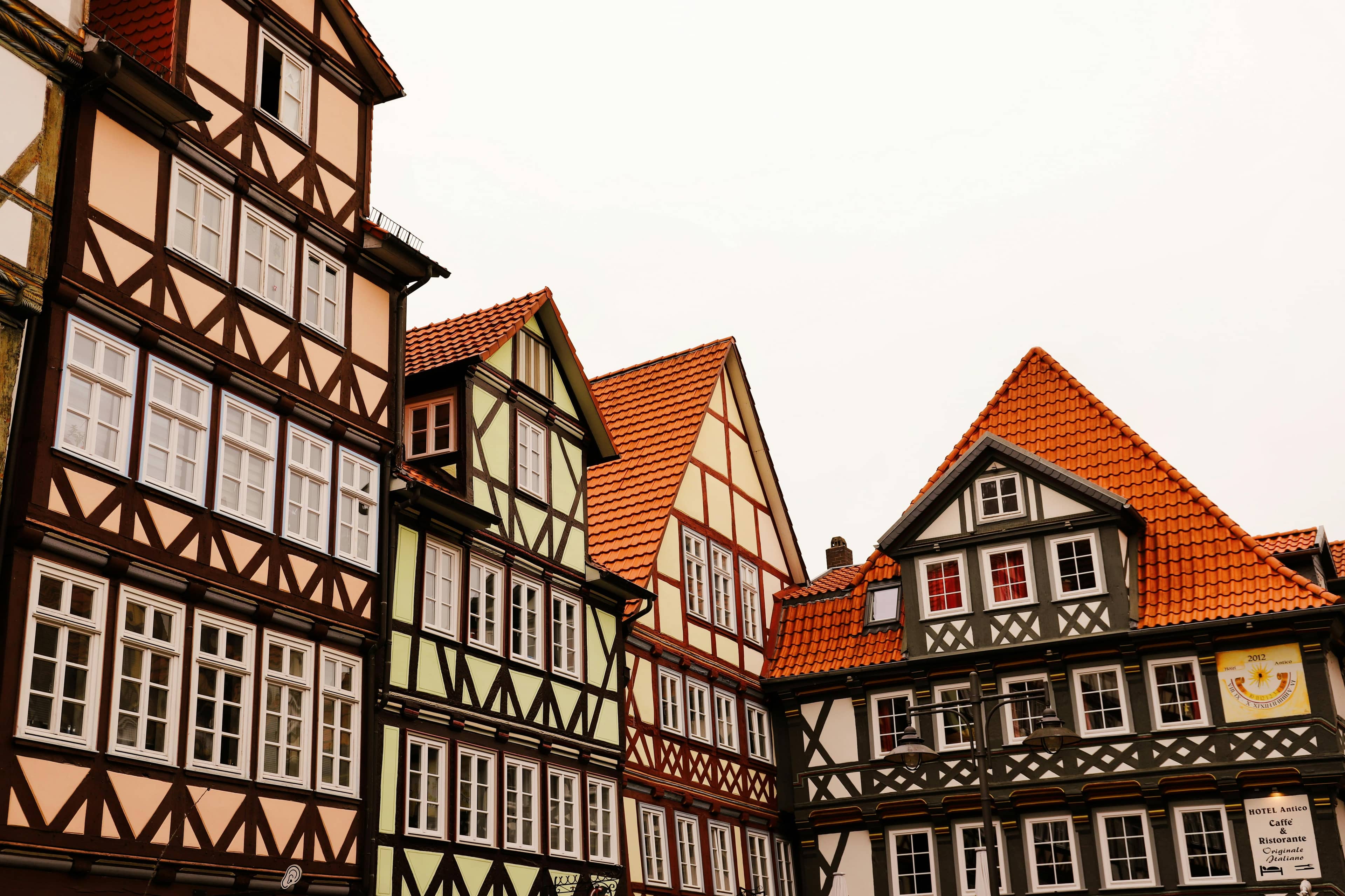 Colorful Half-Timbered Houses