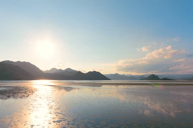 Sunset Over the Water