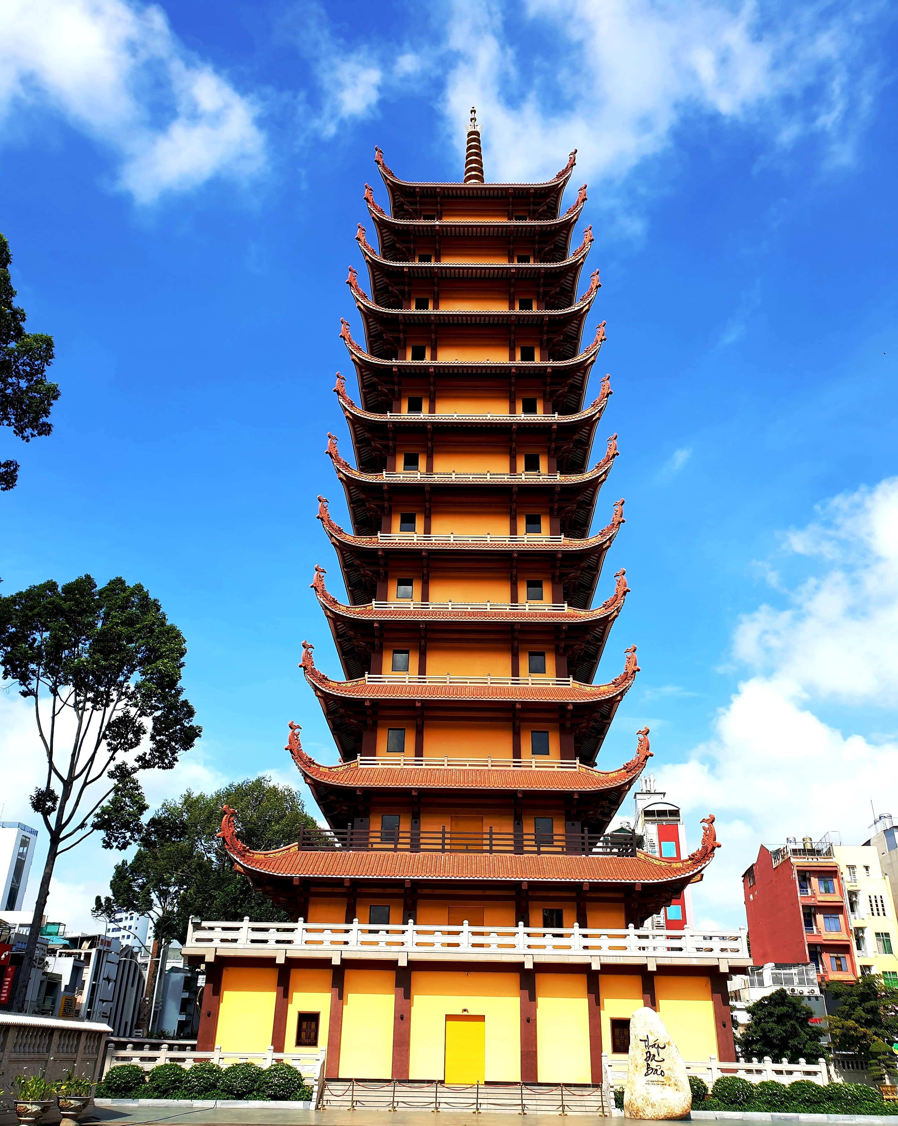 Distinctive Yellow & Red Architecture