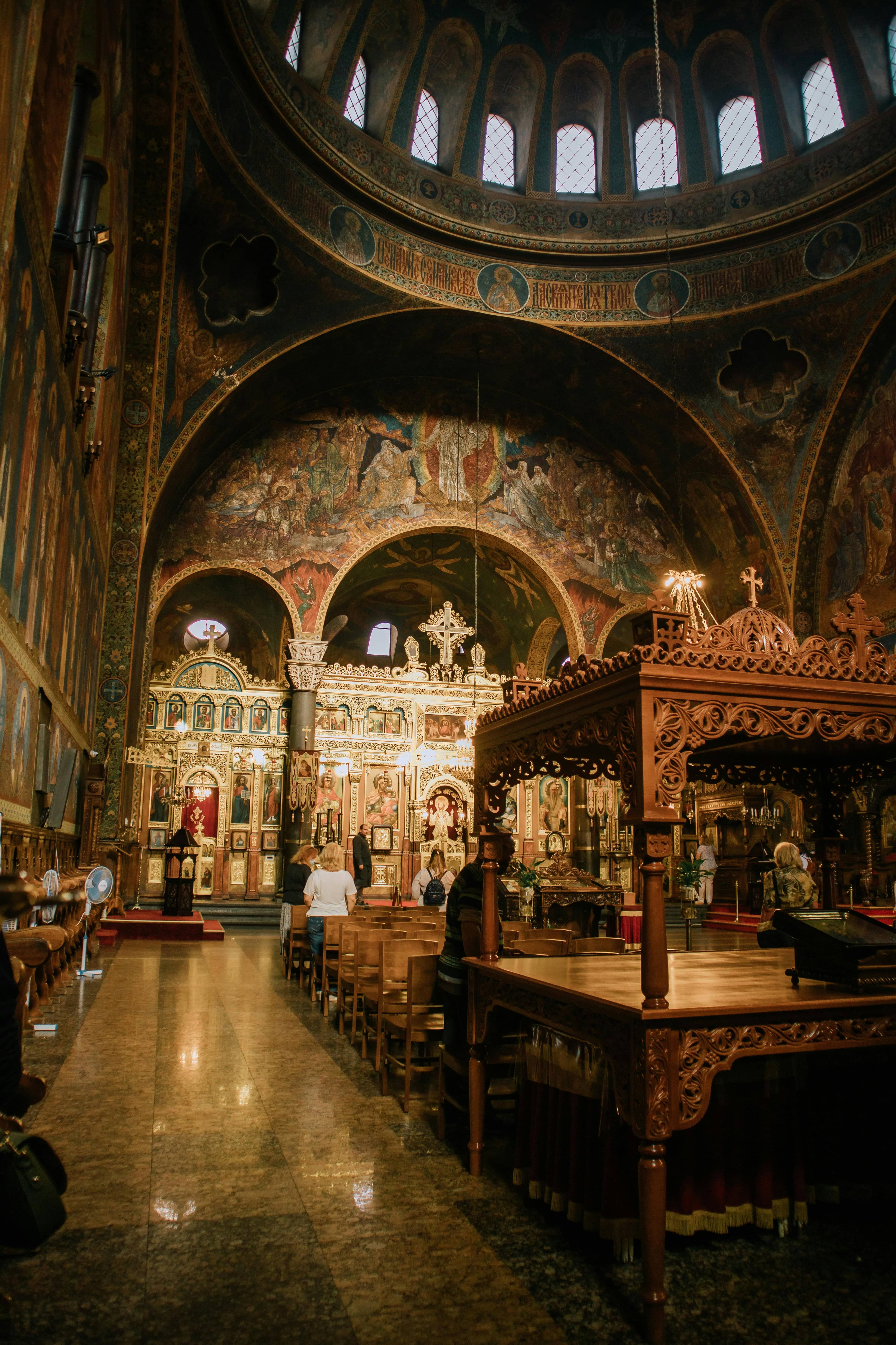 Ornate Altars and Frescoes