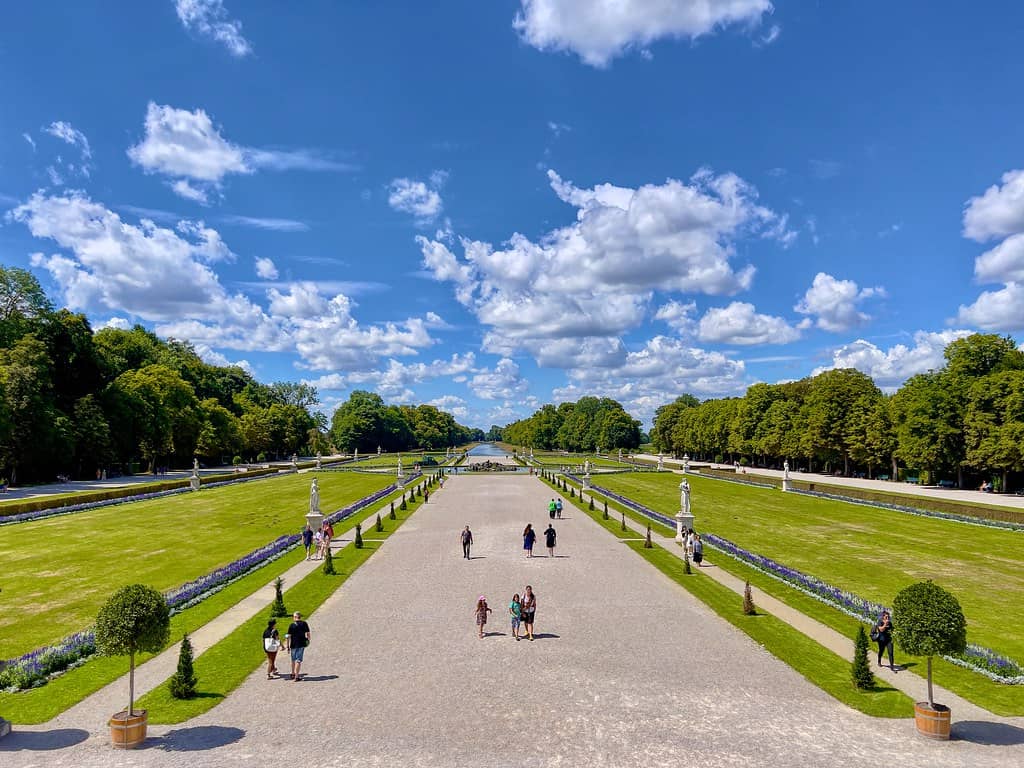 Expansive Palace Gardens