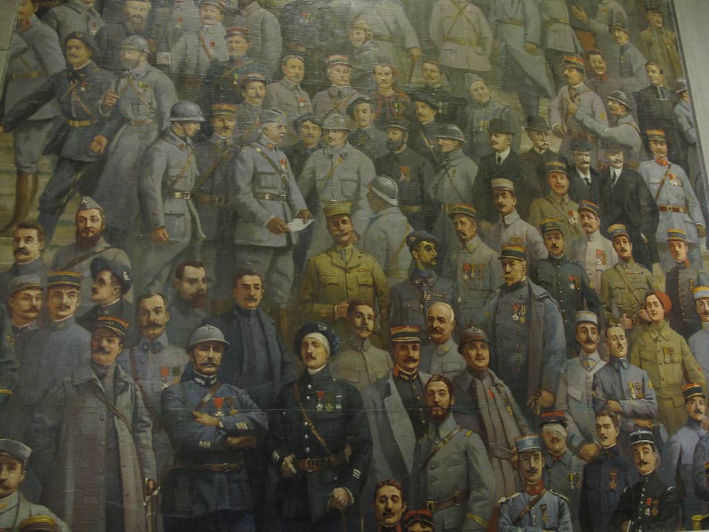 Sculpture-Mural Depicting Soldier's Experience