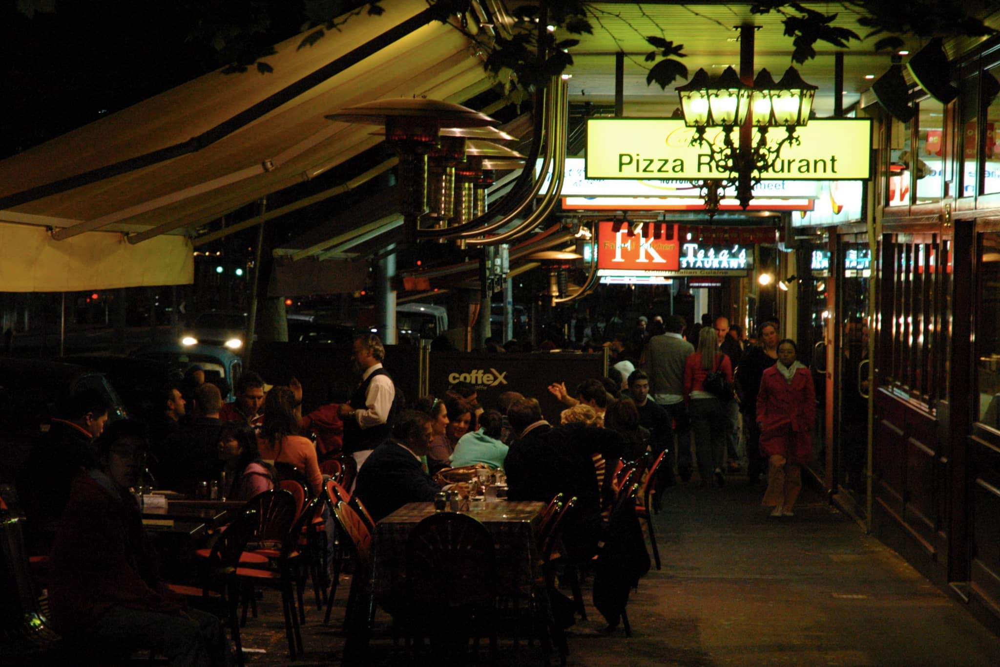 Vibrant Street Atmosphere