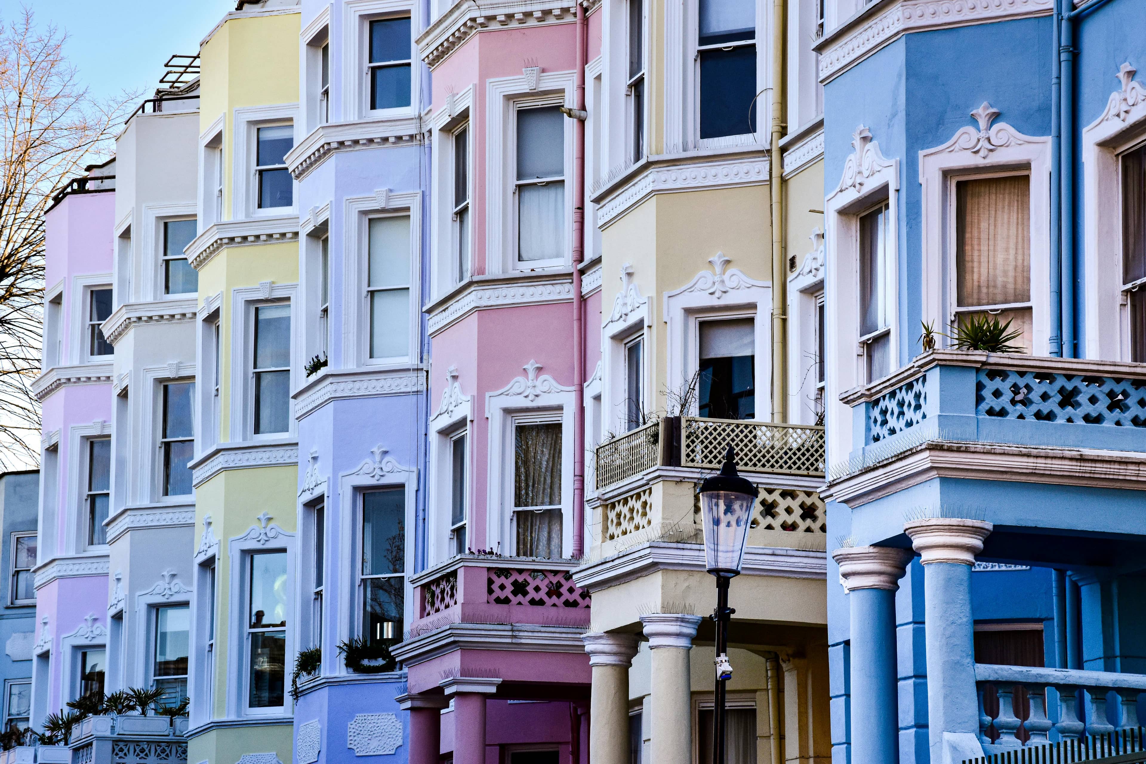 Colorful Notting Hill Streets