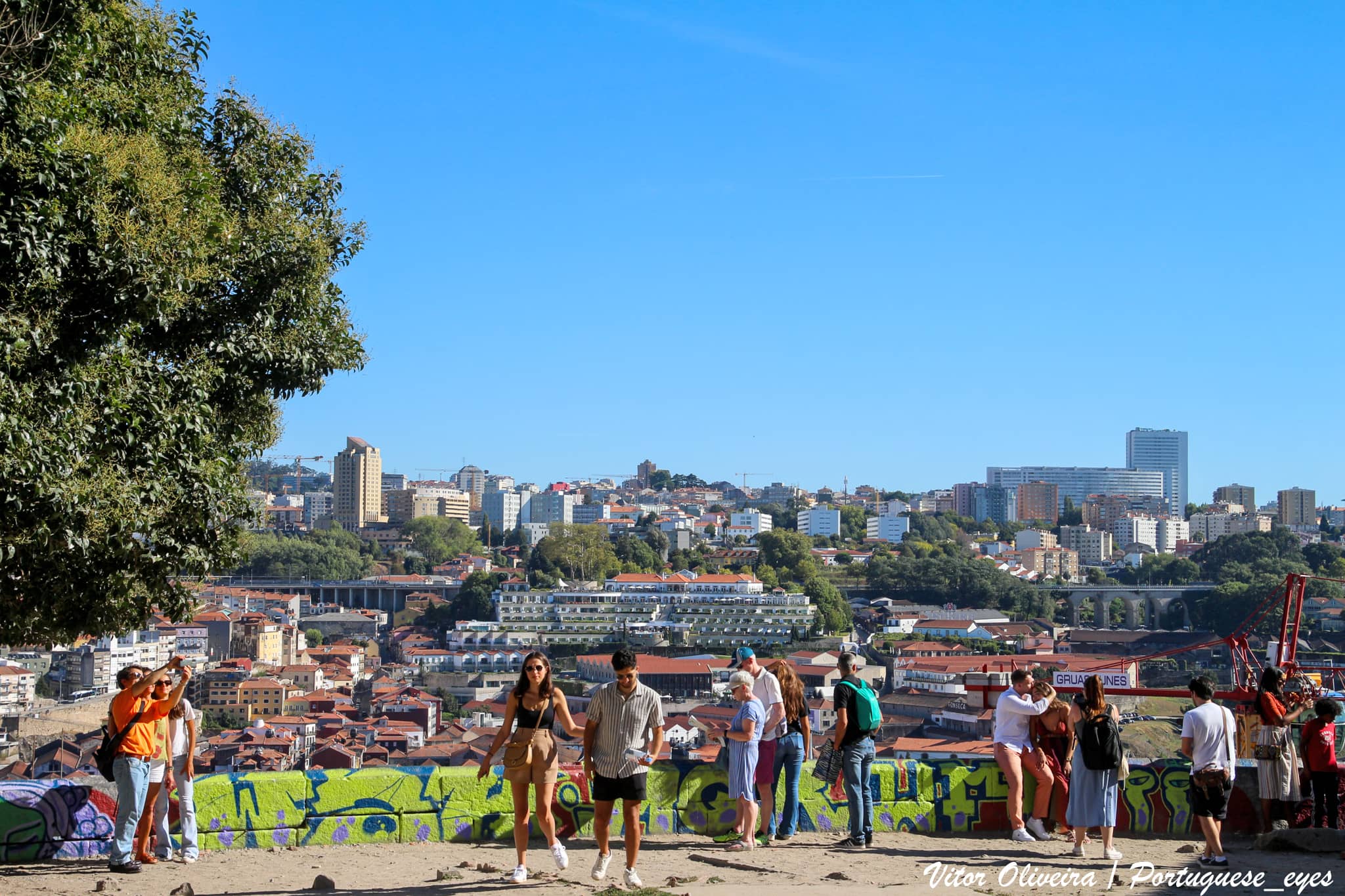 Sunset at Miradouro da Vitória