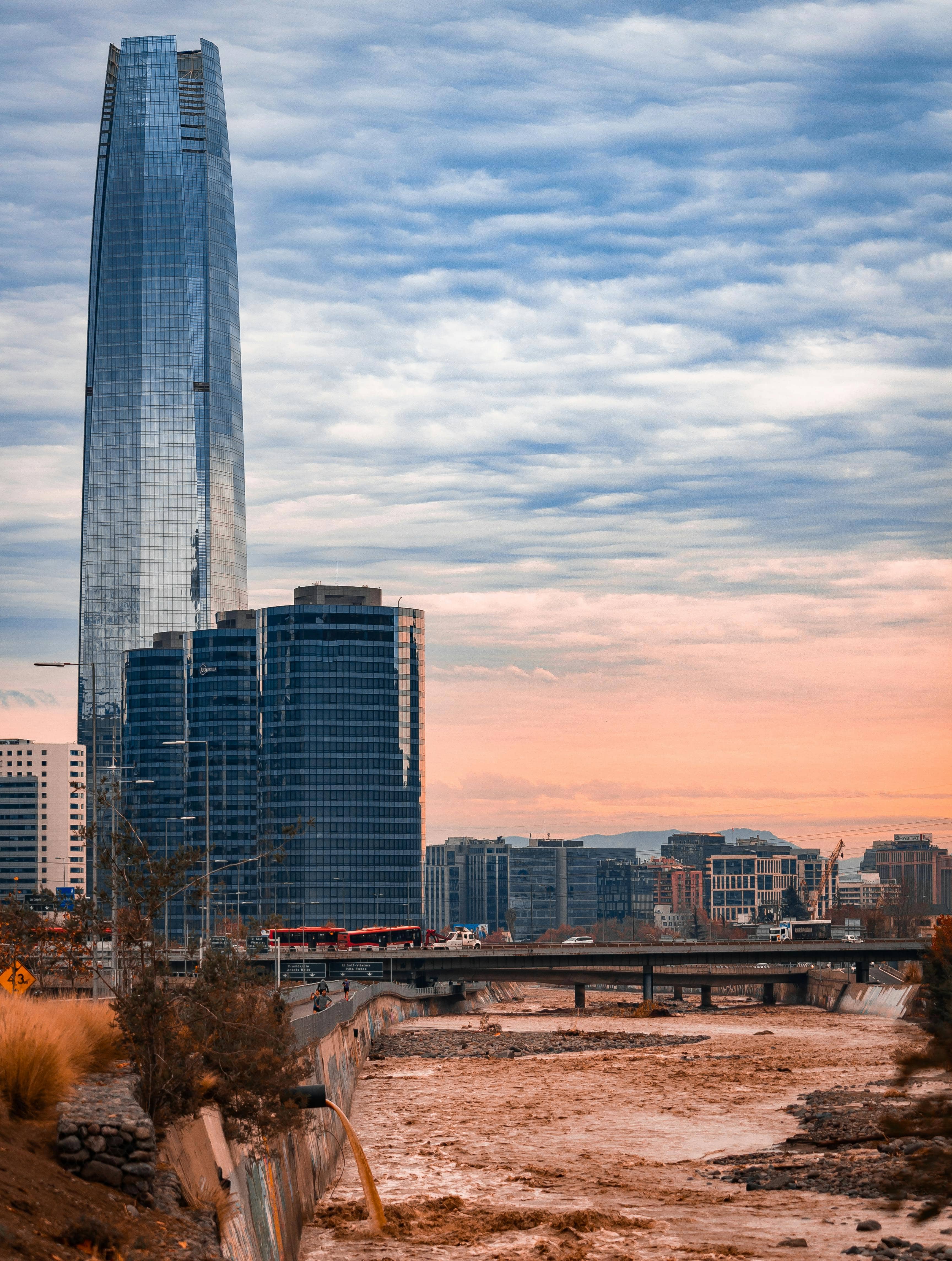 Sunset Over the City