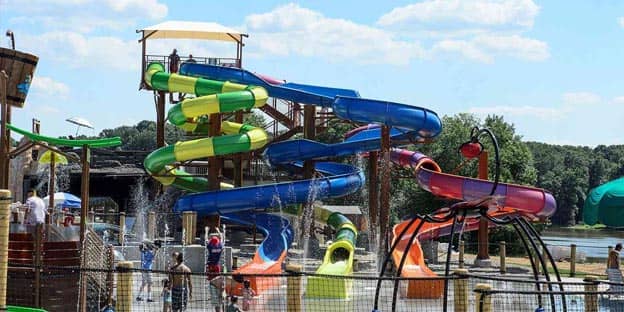 Kid-Friendly Splash Pad & Playground