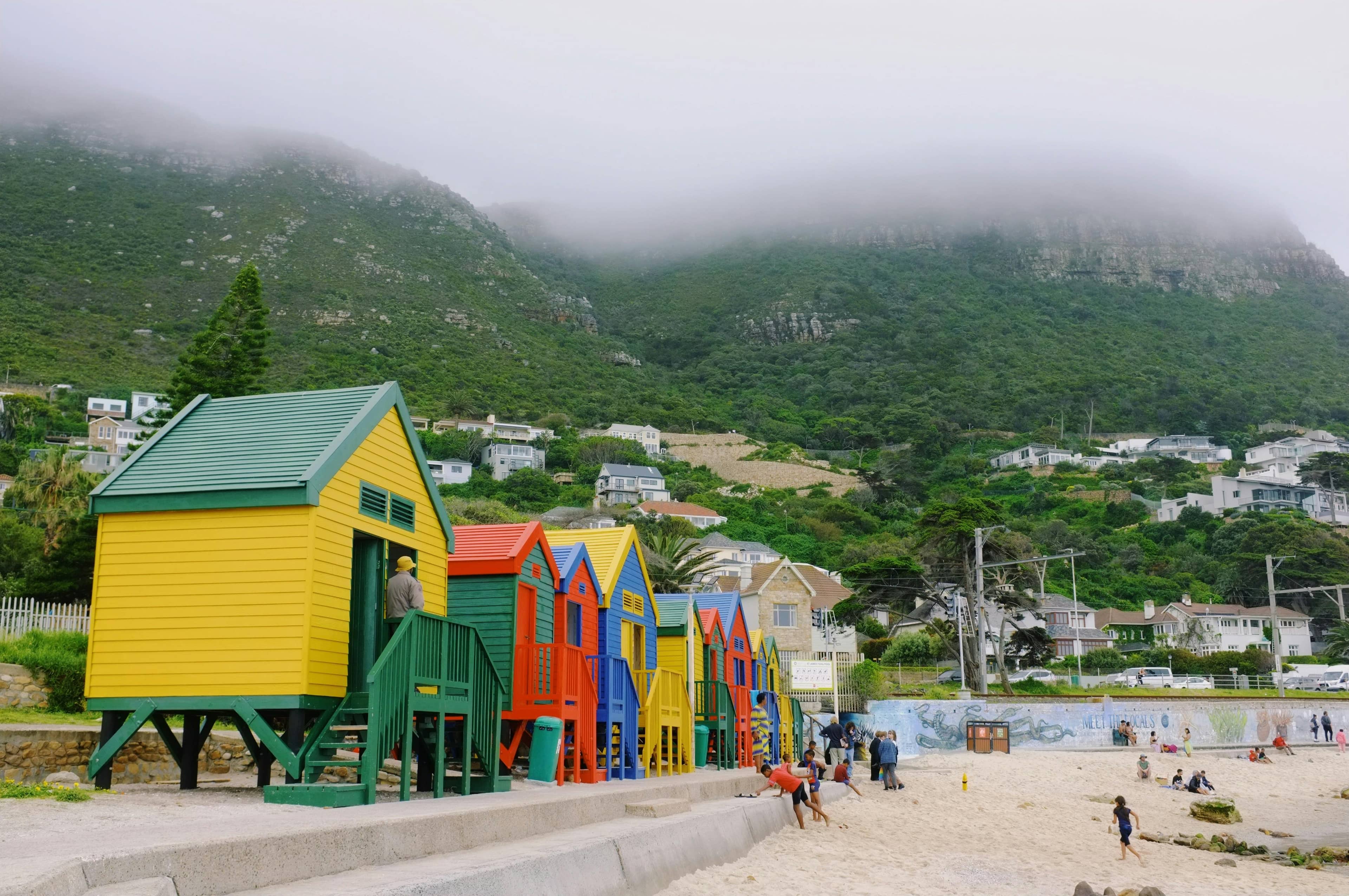 Vibrant Beach Huts