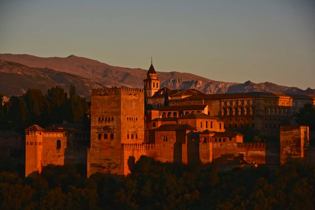 Alhambra at Sunset