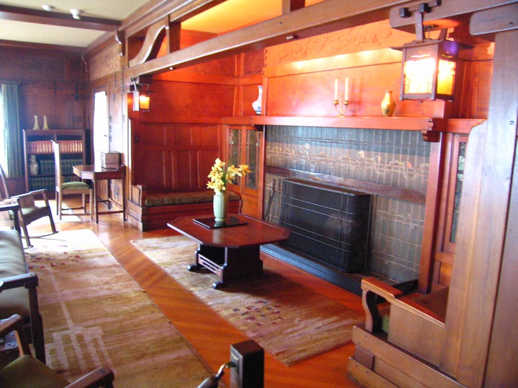 Intricate Greene & Greene Woodwork