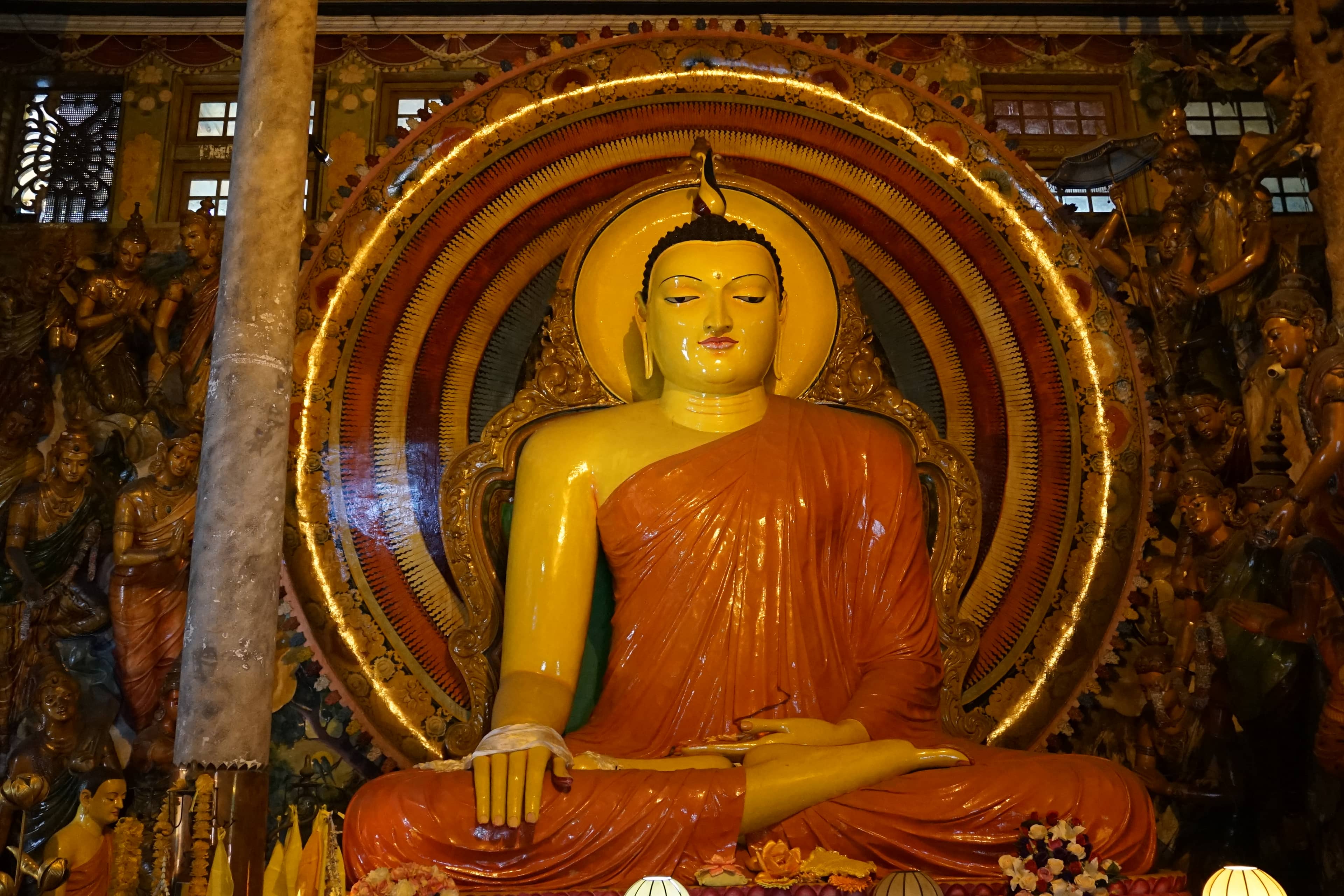 Intricate Buddha Statues