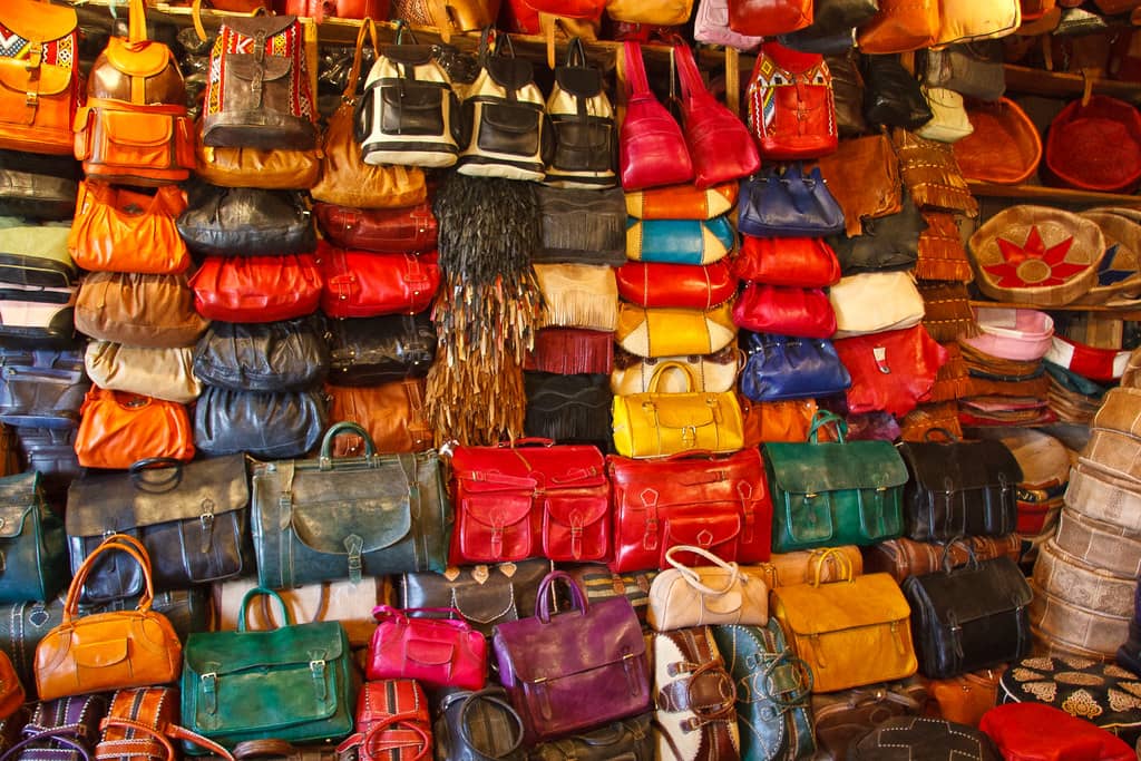 Leather Goods Showcase
