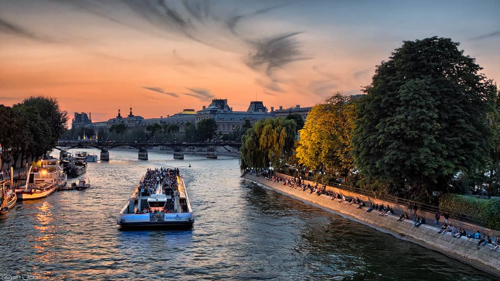 Panoramic Paris Landmarks