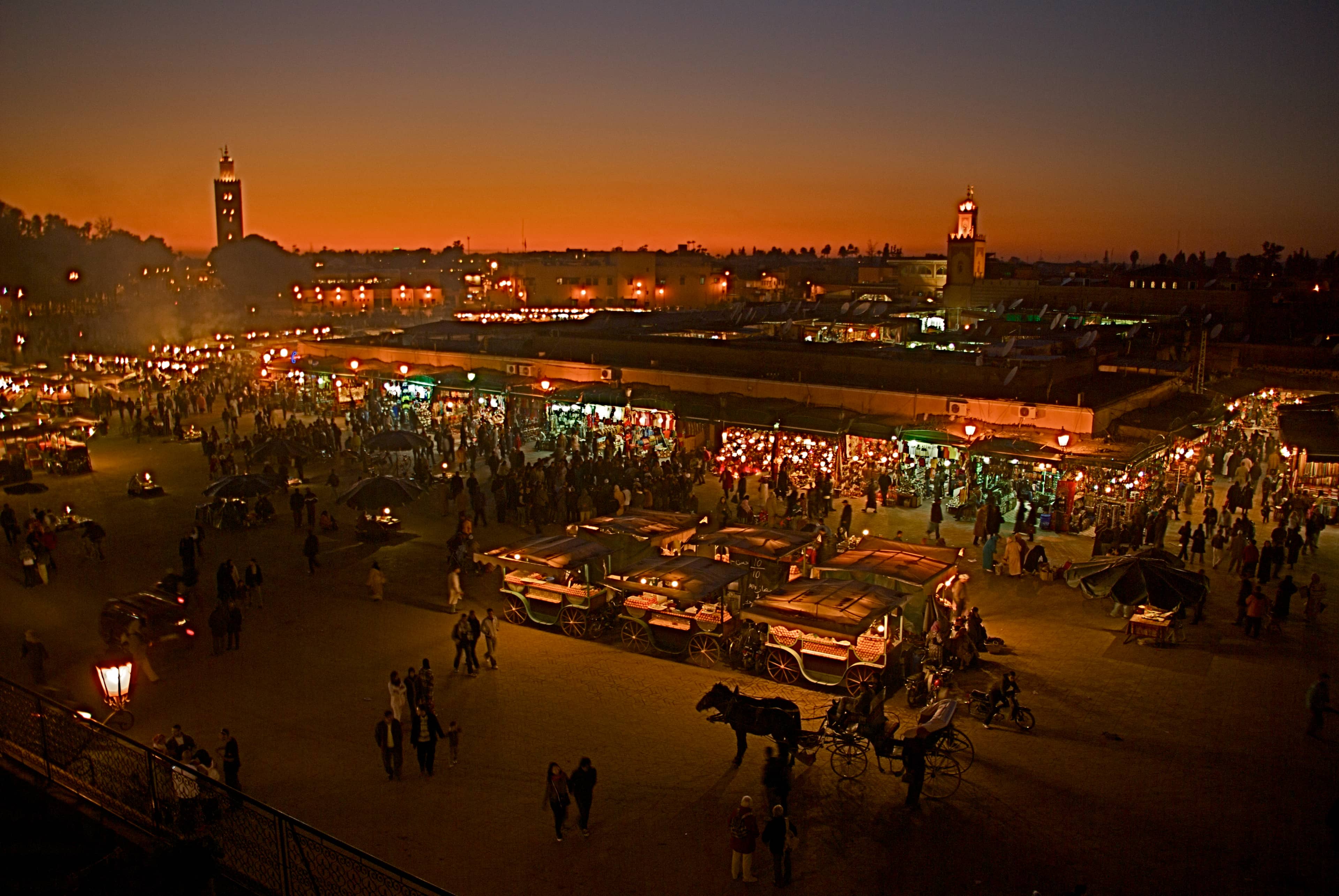 Jemaa el-Fnaa at Dusk
