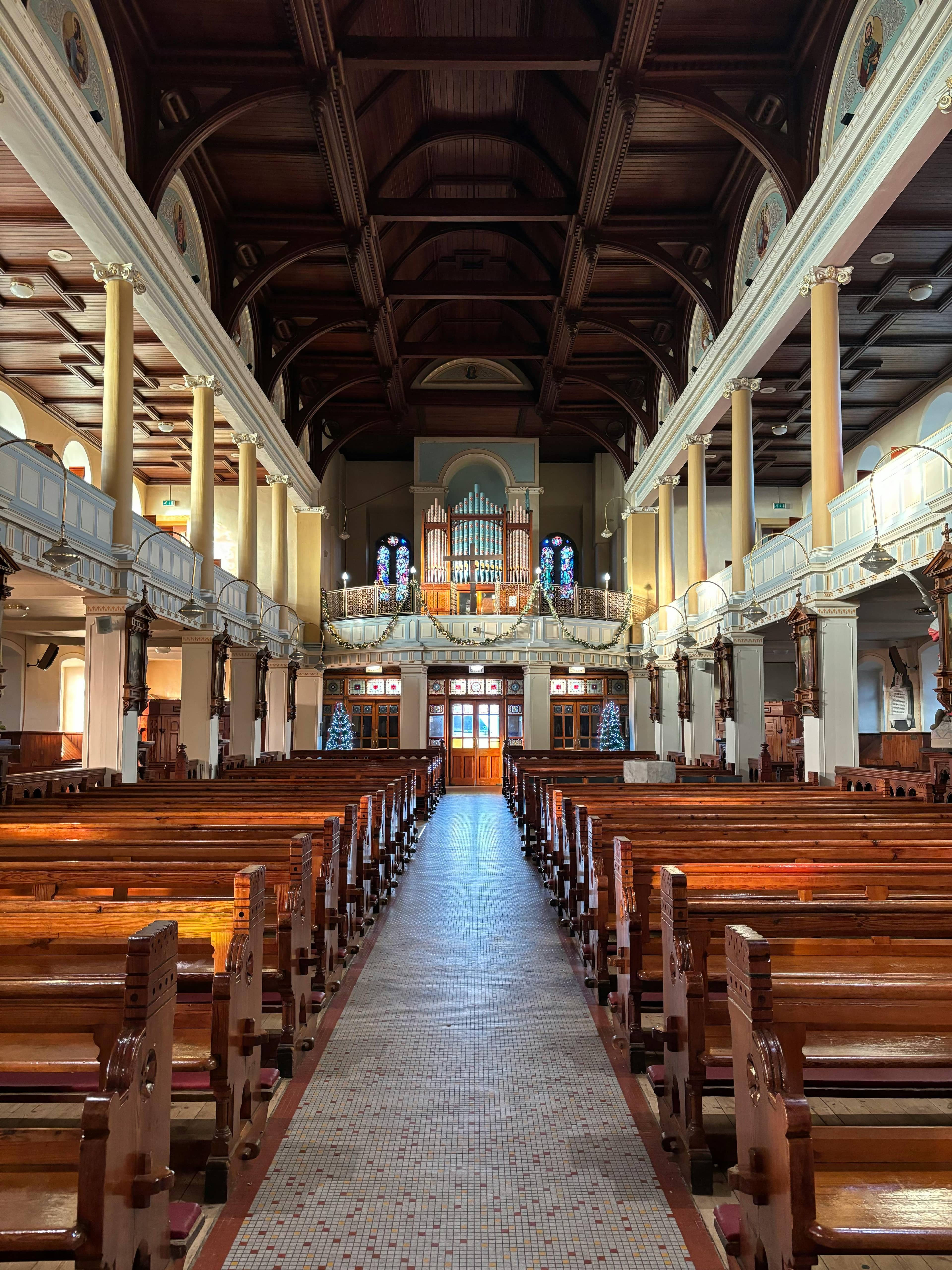 Historic Wooden Pews