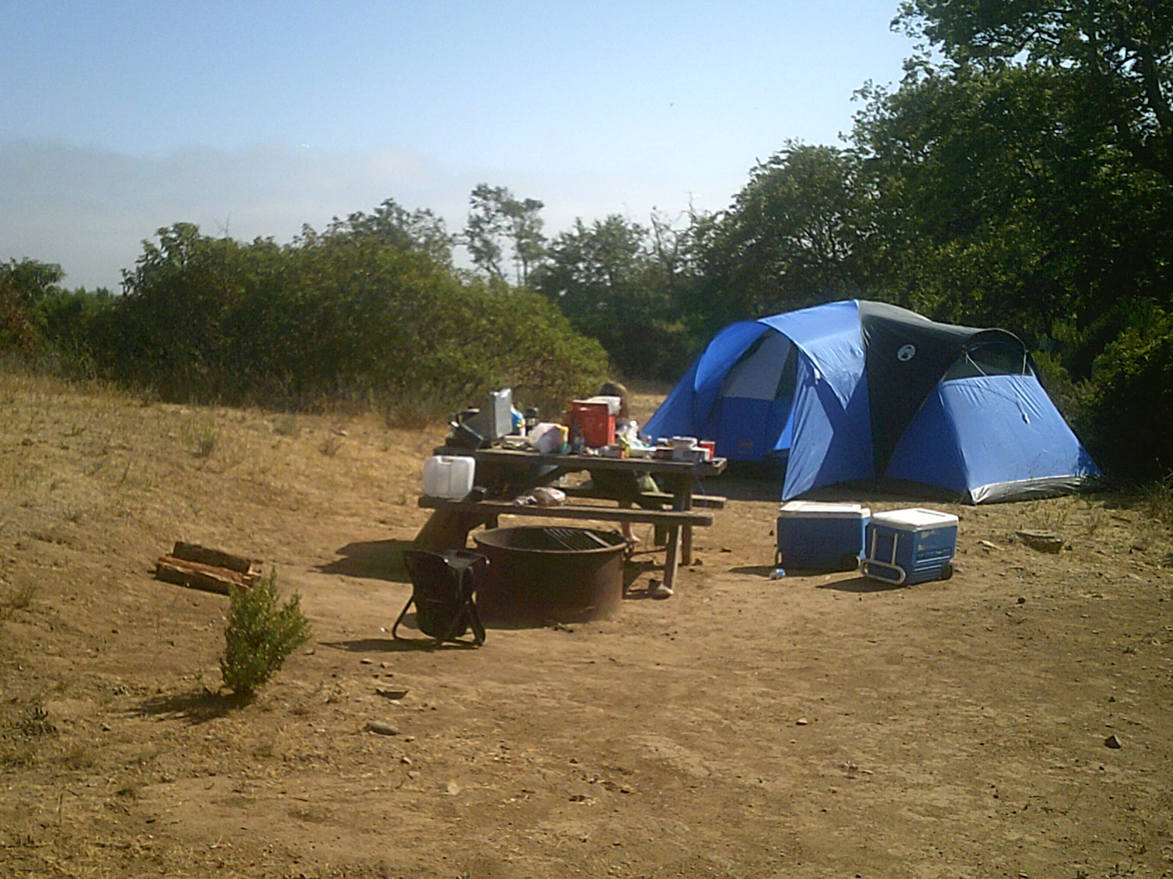 Camping by the Ocean