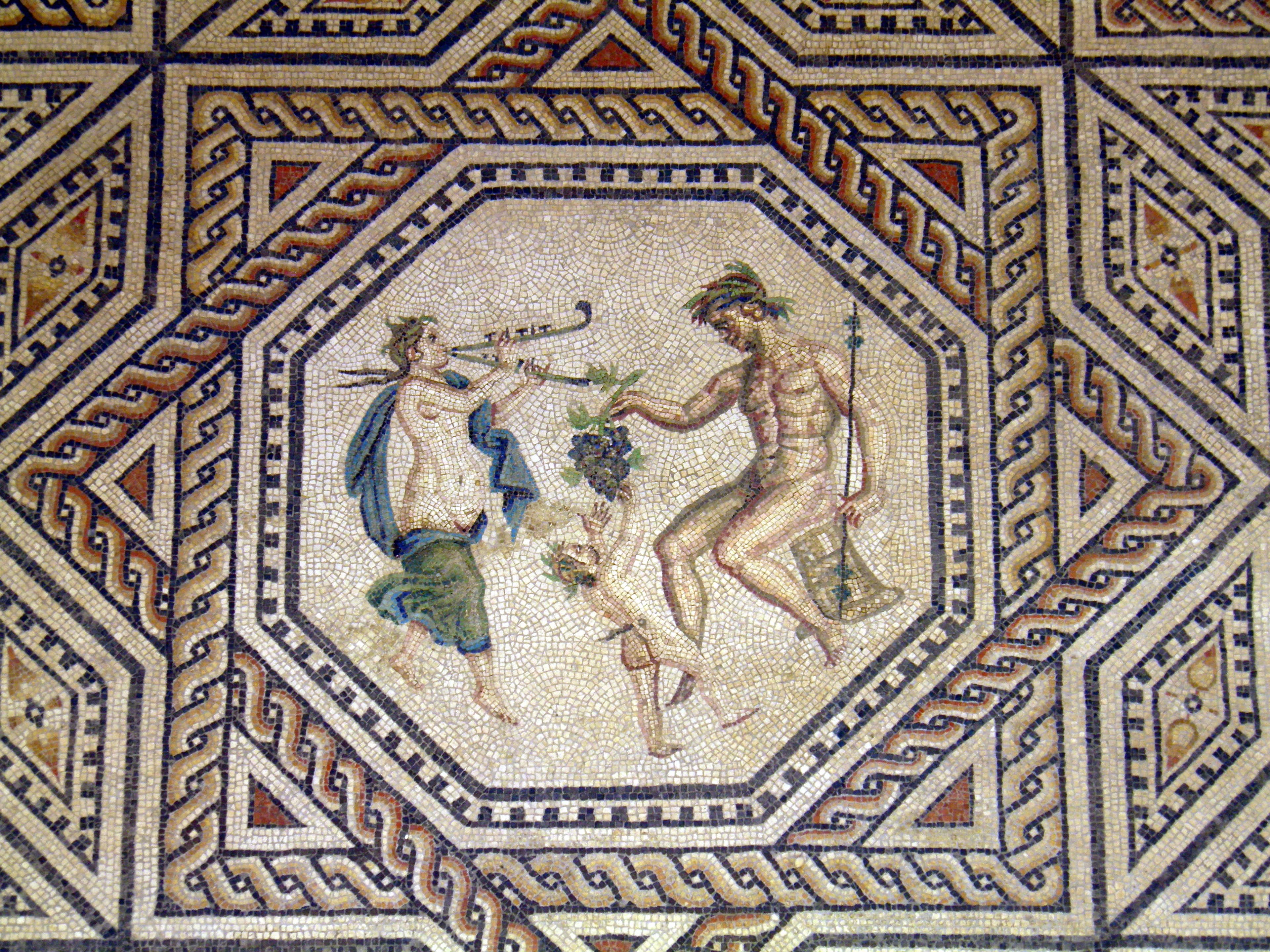 P Dionysus Mosaic