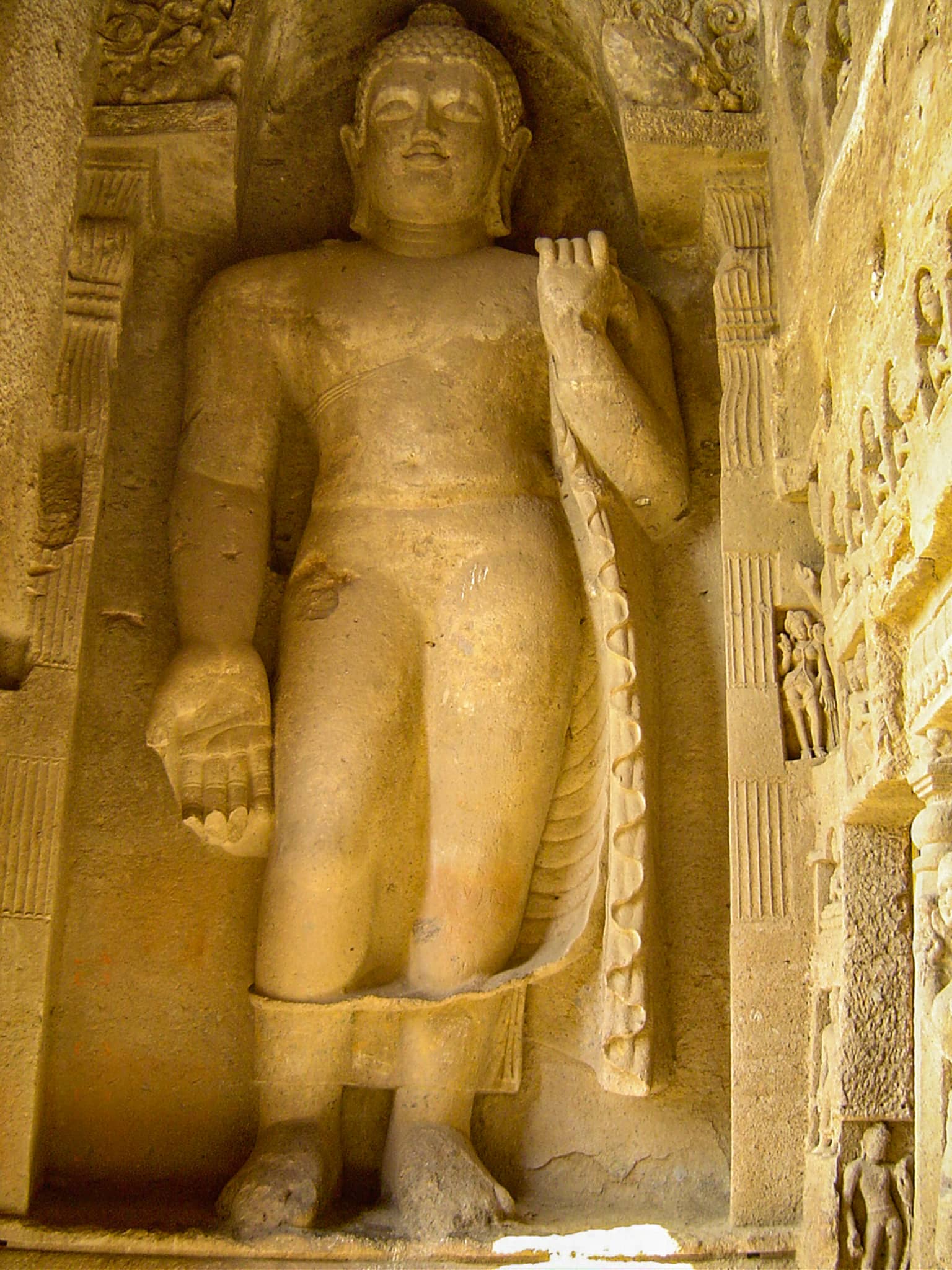 Intricate Sculptures and Inscriptions