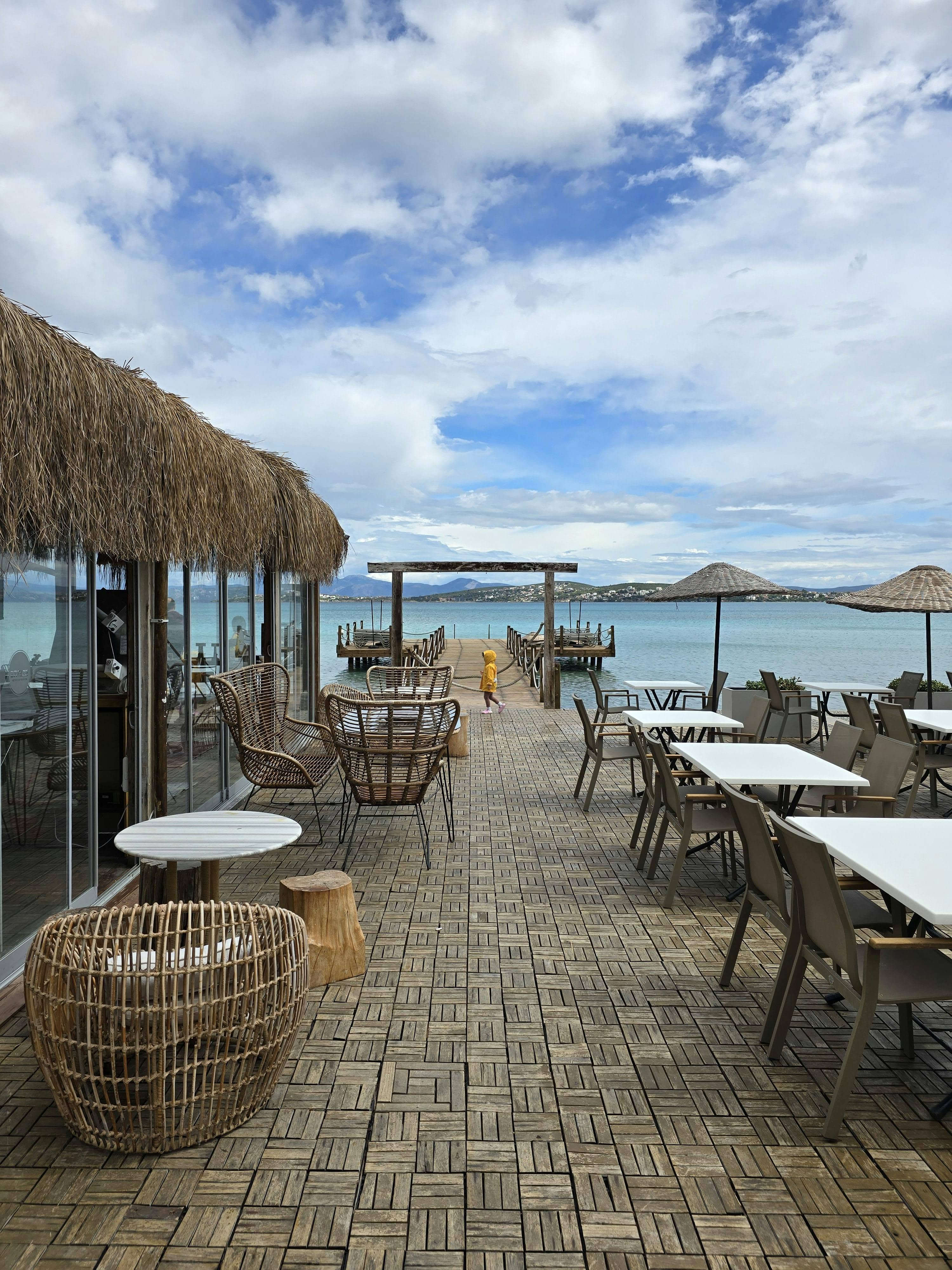 Vibrant Beachfront Cafes
