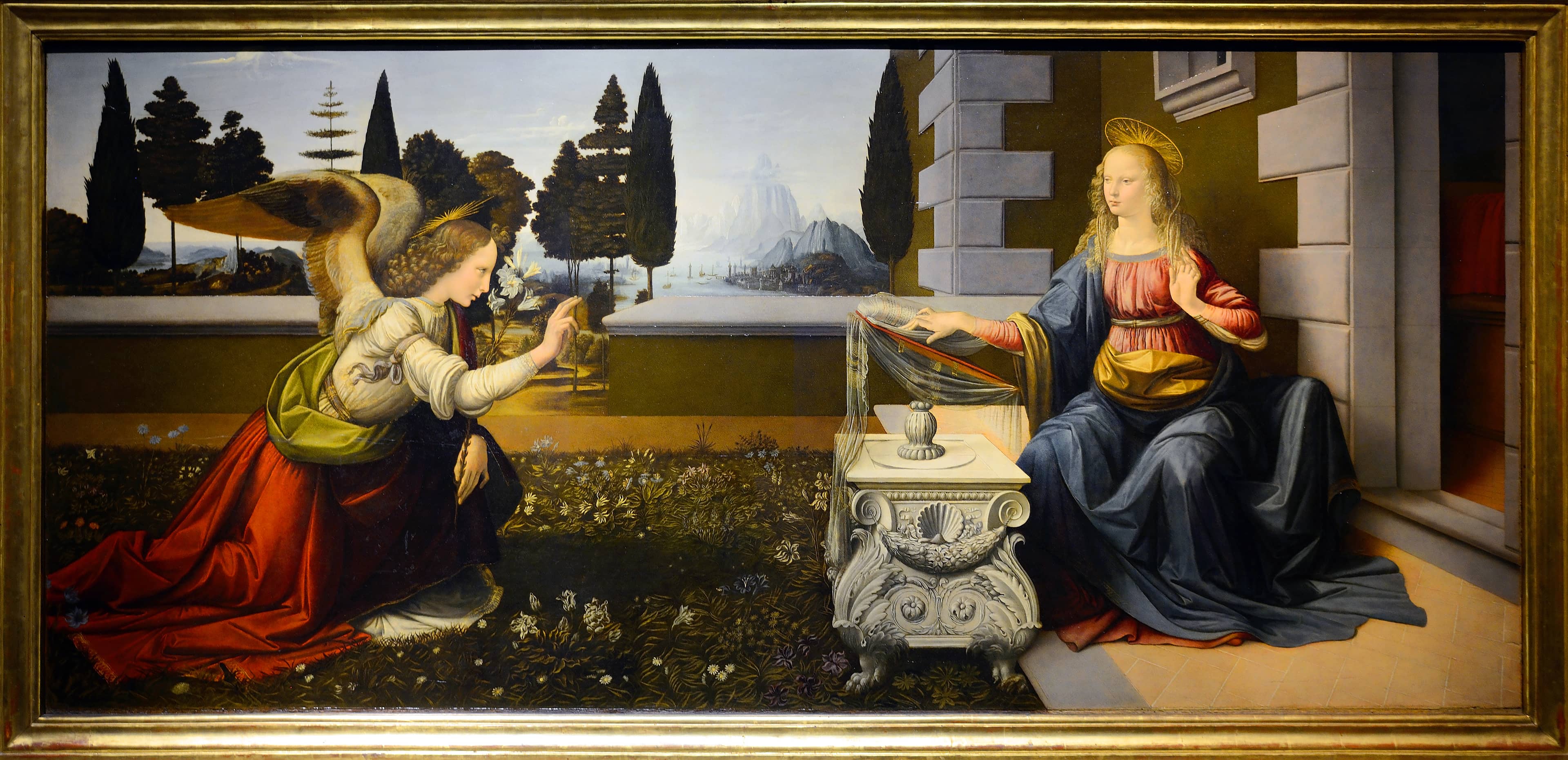 Leonardo da Vinci's Annunciation