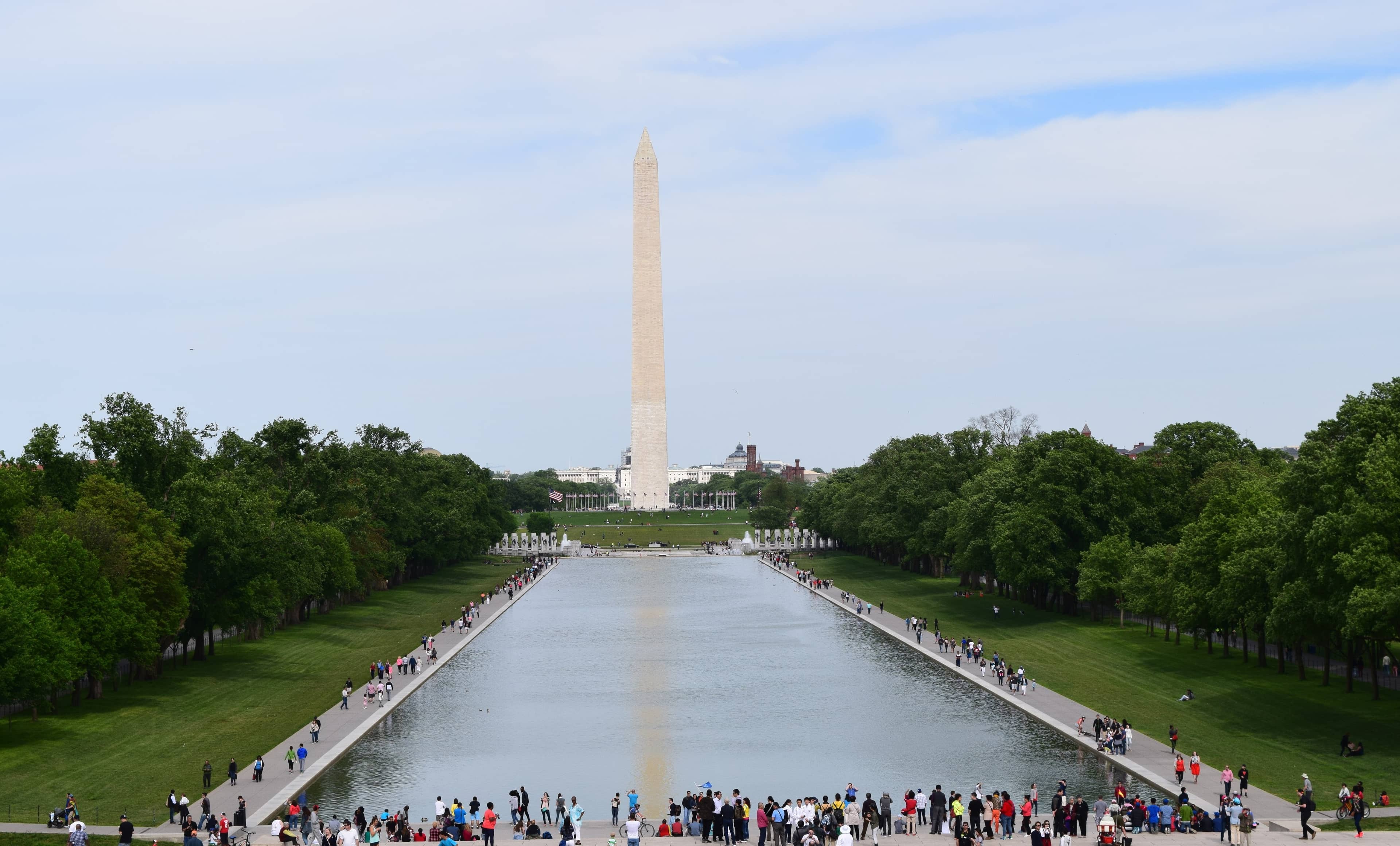Reflecting Pool & Washington Monument View