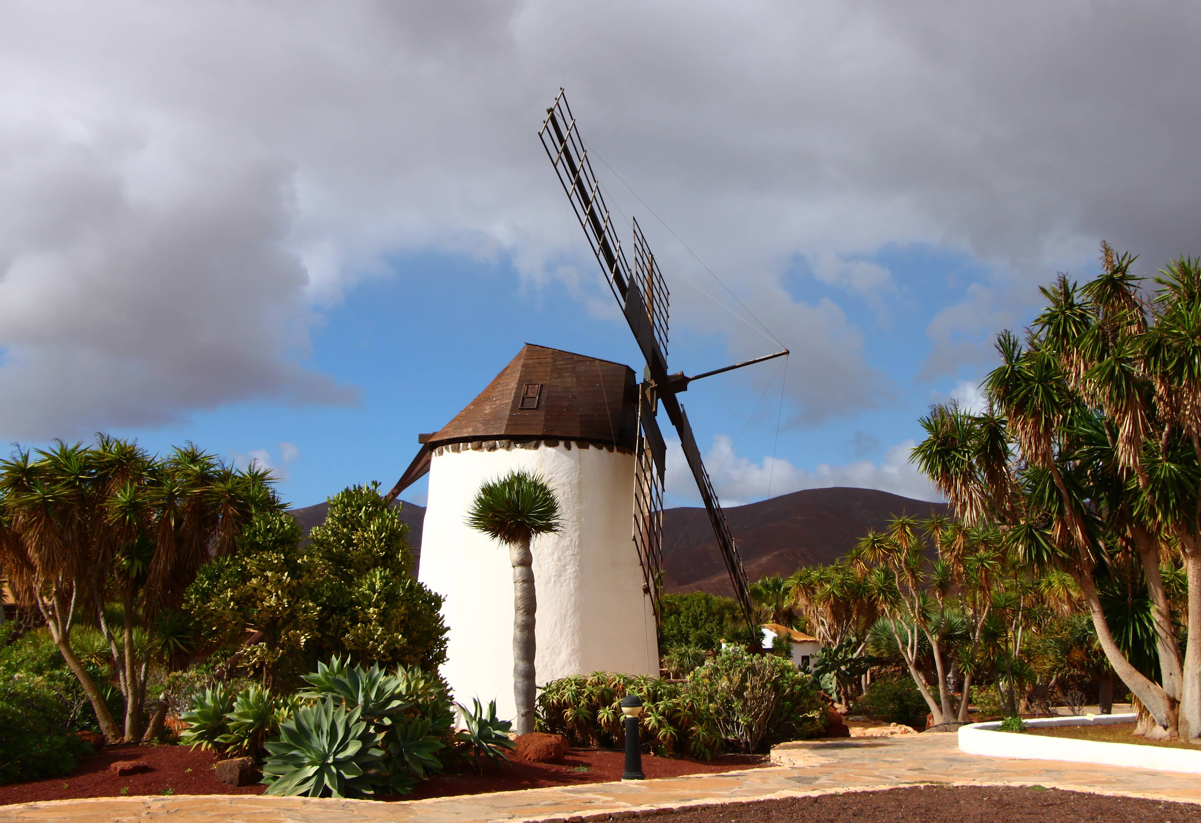 Restored Windmill (Molino de Antigua)