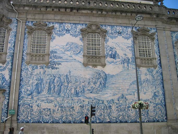 Azulejo Facade of Igreja do Carmo