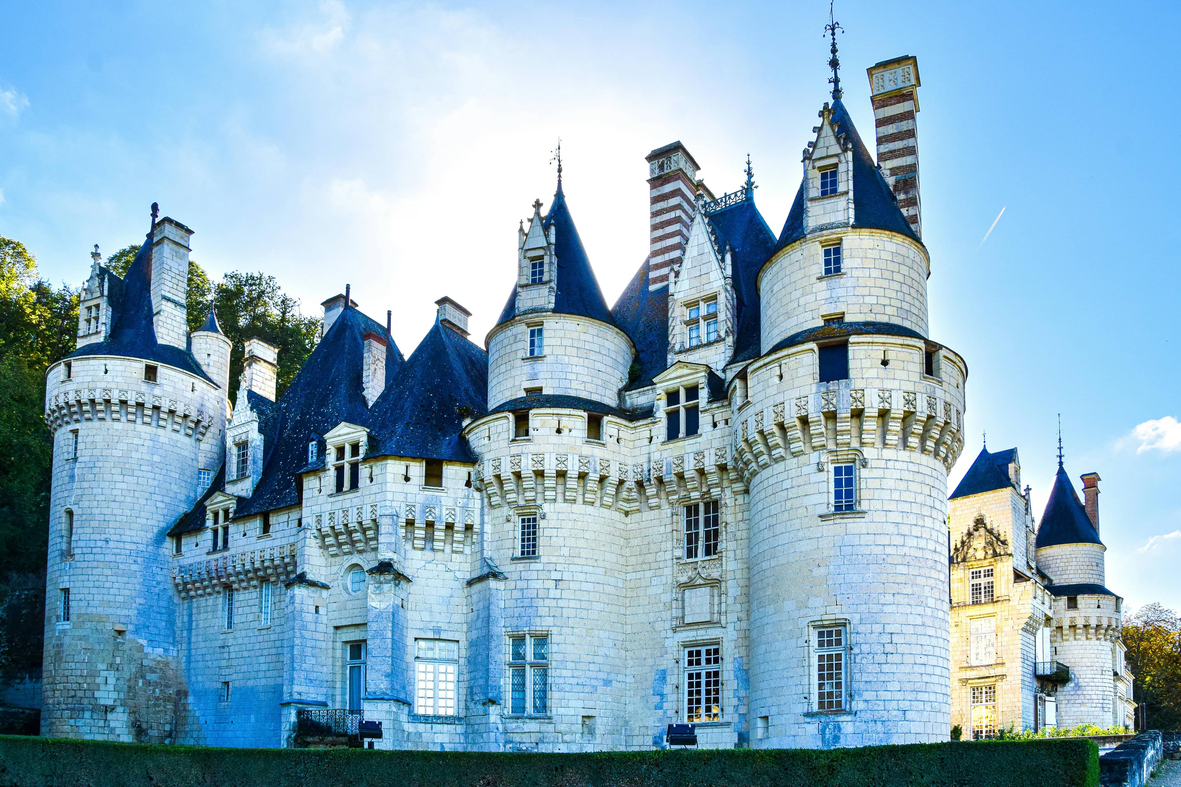 Moated Chateau Exterior