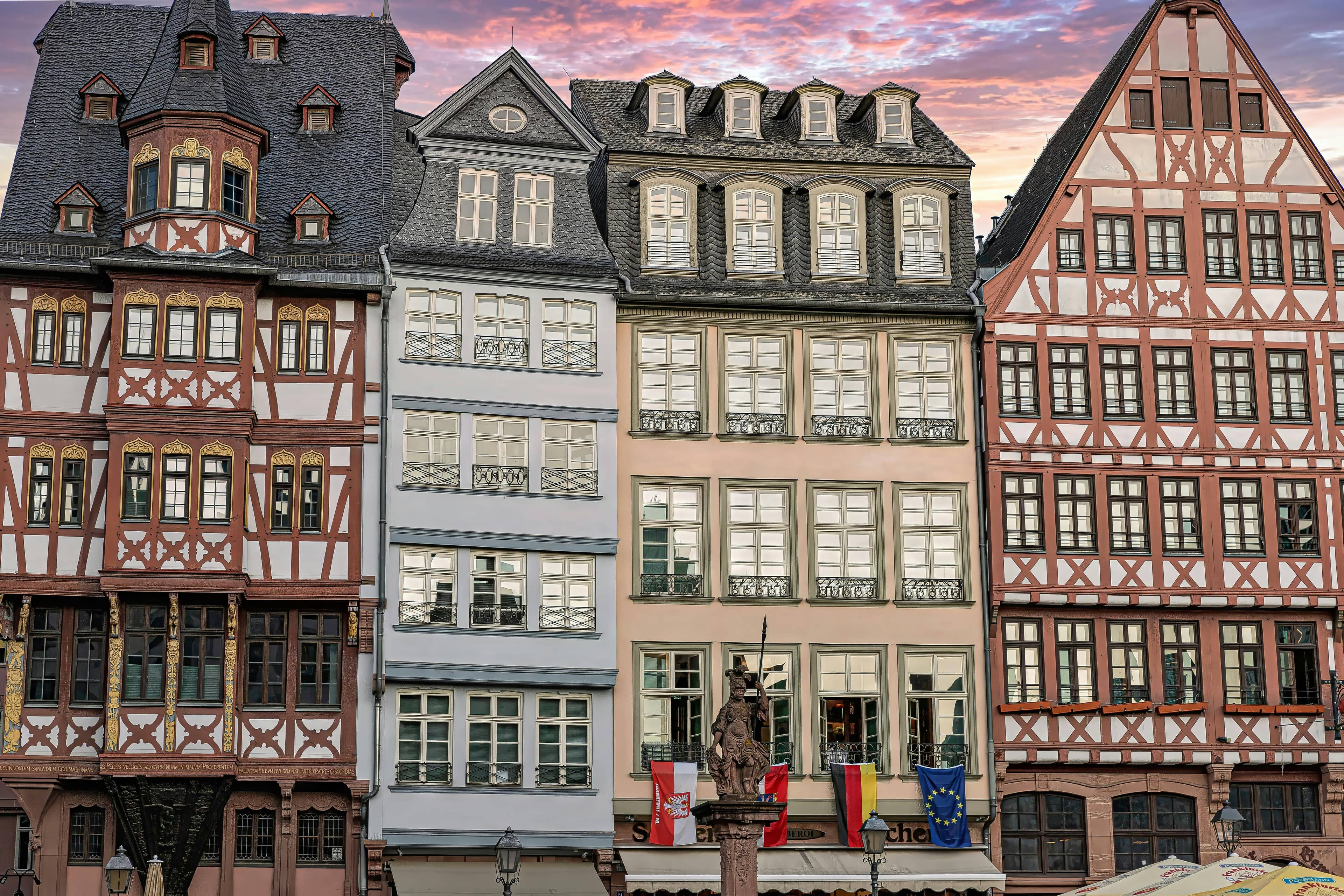 Colorful Half-Timbered Houses