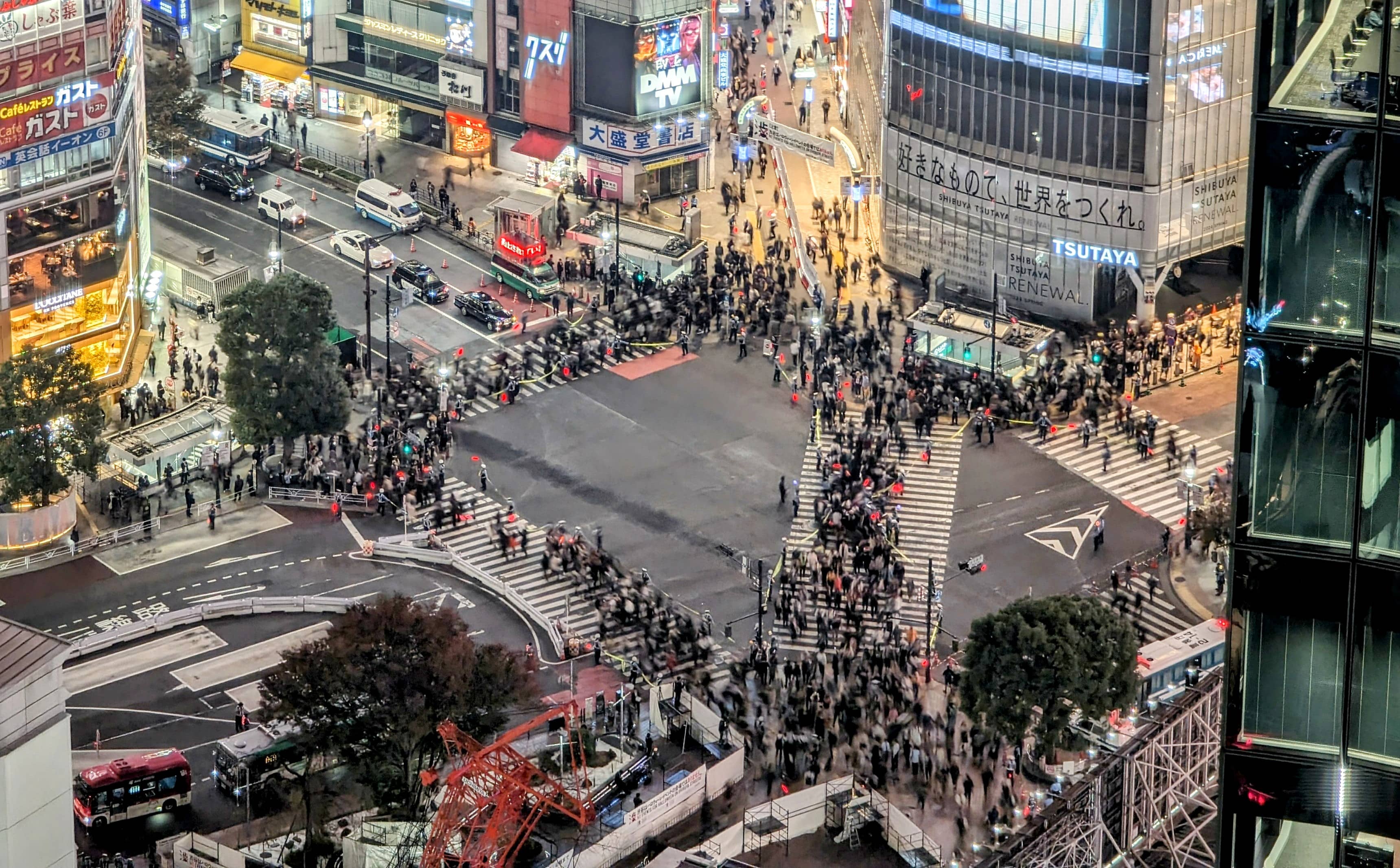 Shibuya Scramble Crossing View