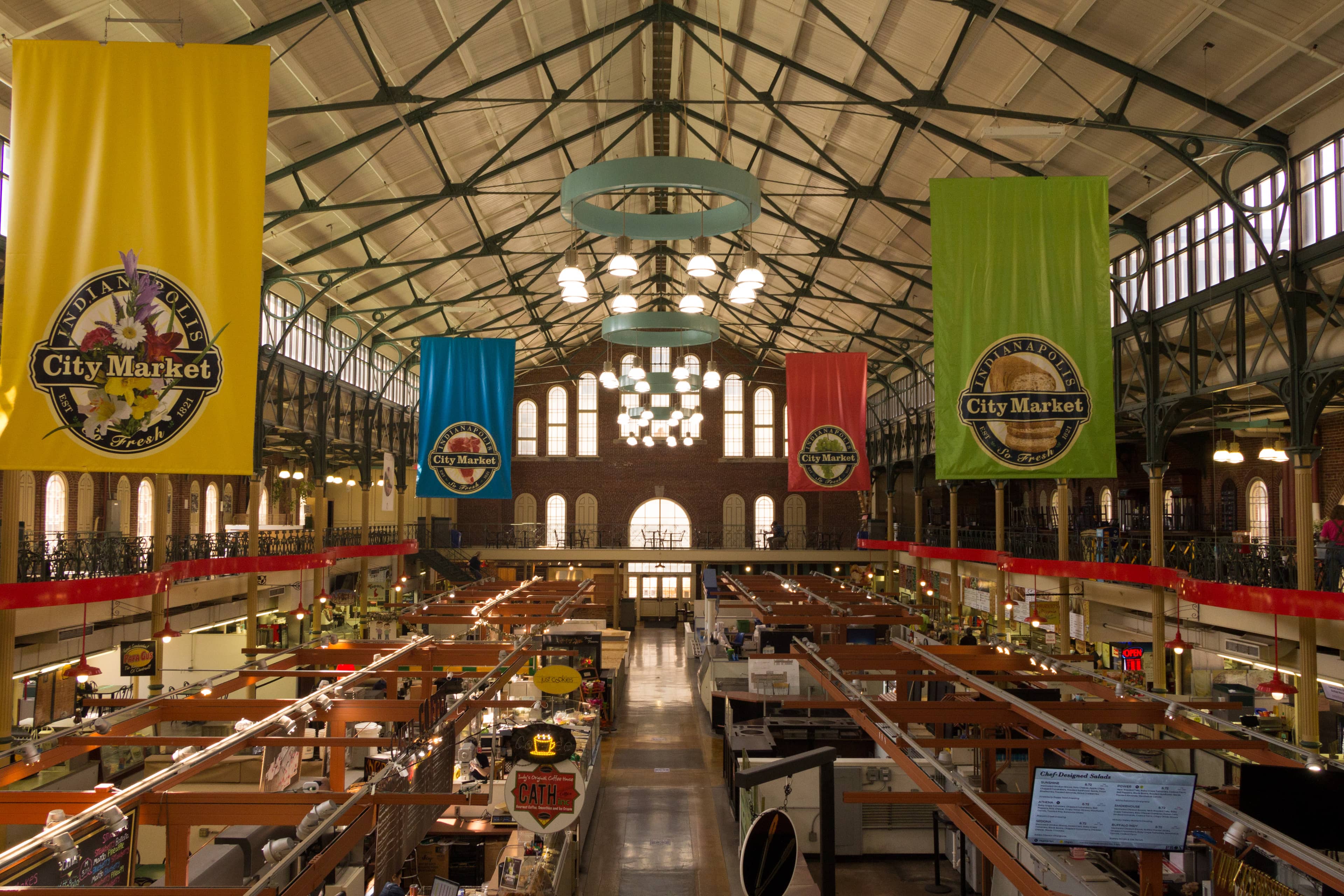 Diverse Food Vendor Hall